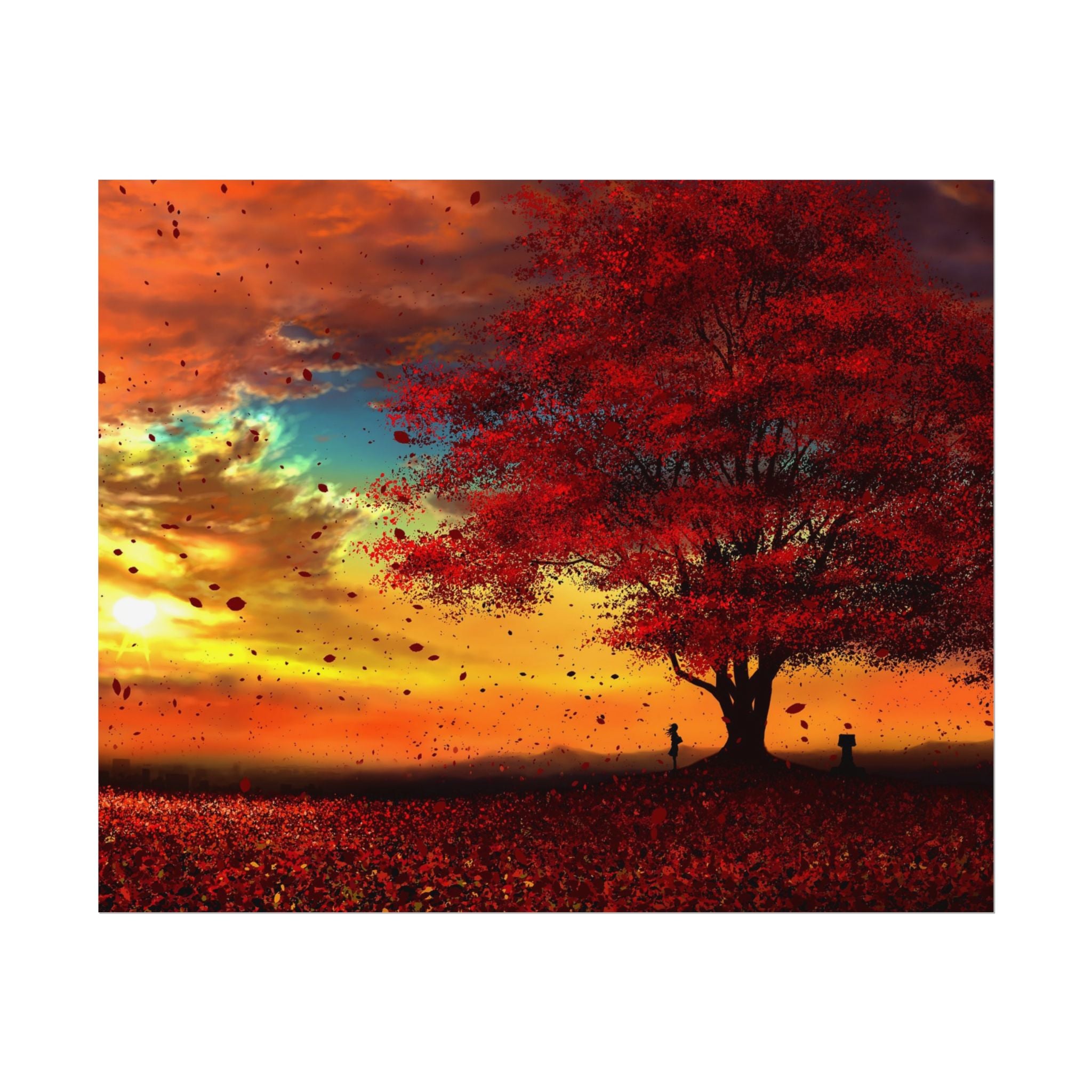 sunset-scenery-autumn-poster-print-wall-art-decor-home-decoration-nature-artwork-gift-idea-wall-hanging