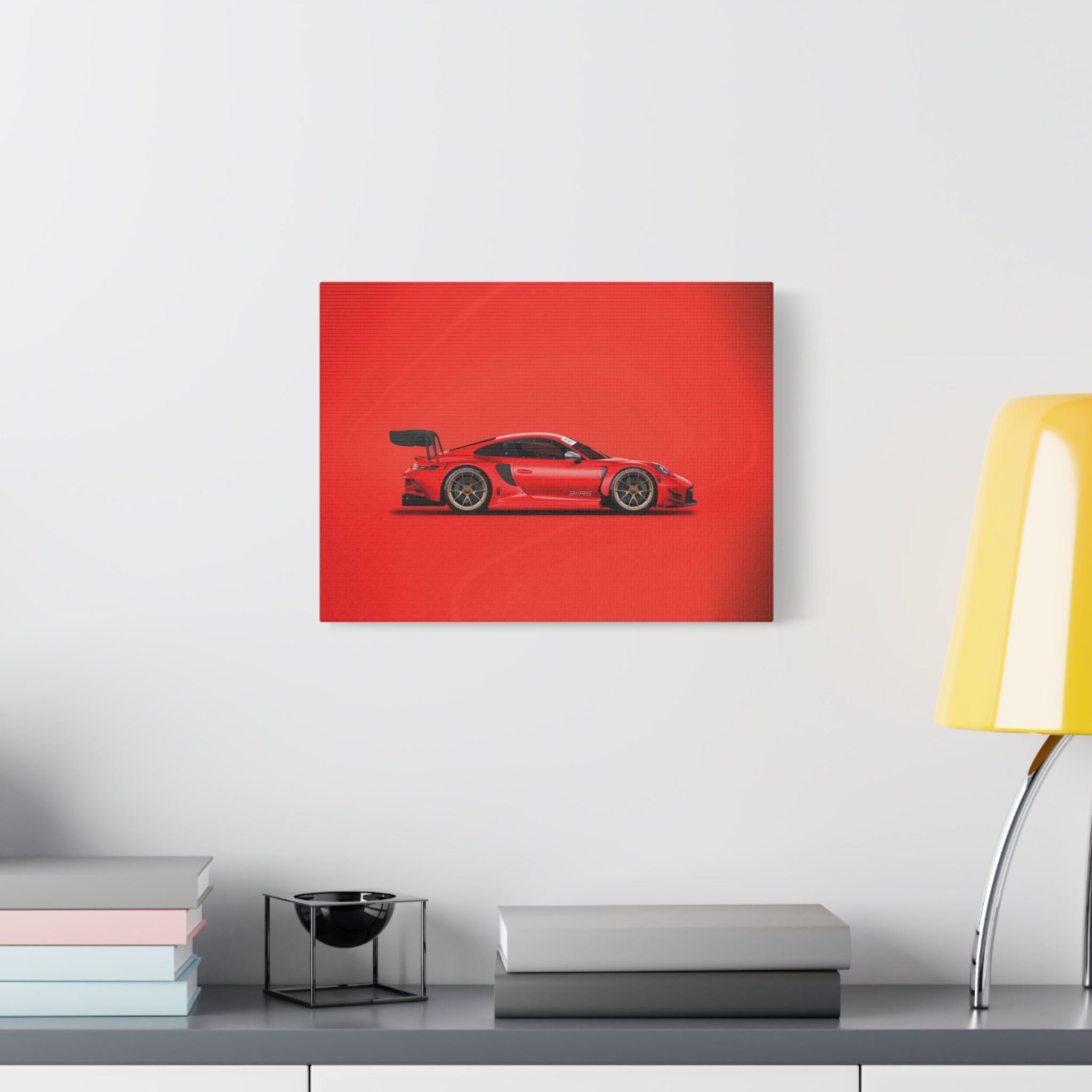 canvas-print-wall-art-porsche-911-red-gt3r-red-supercar-poster-matte-canvas-decor-stretched-large-canvas-wall-art-hypercars-1