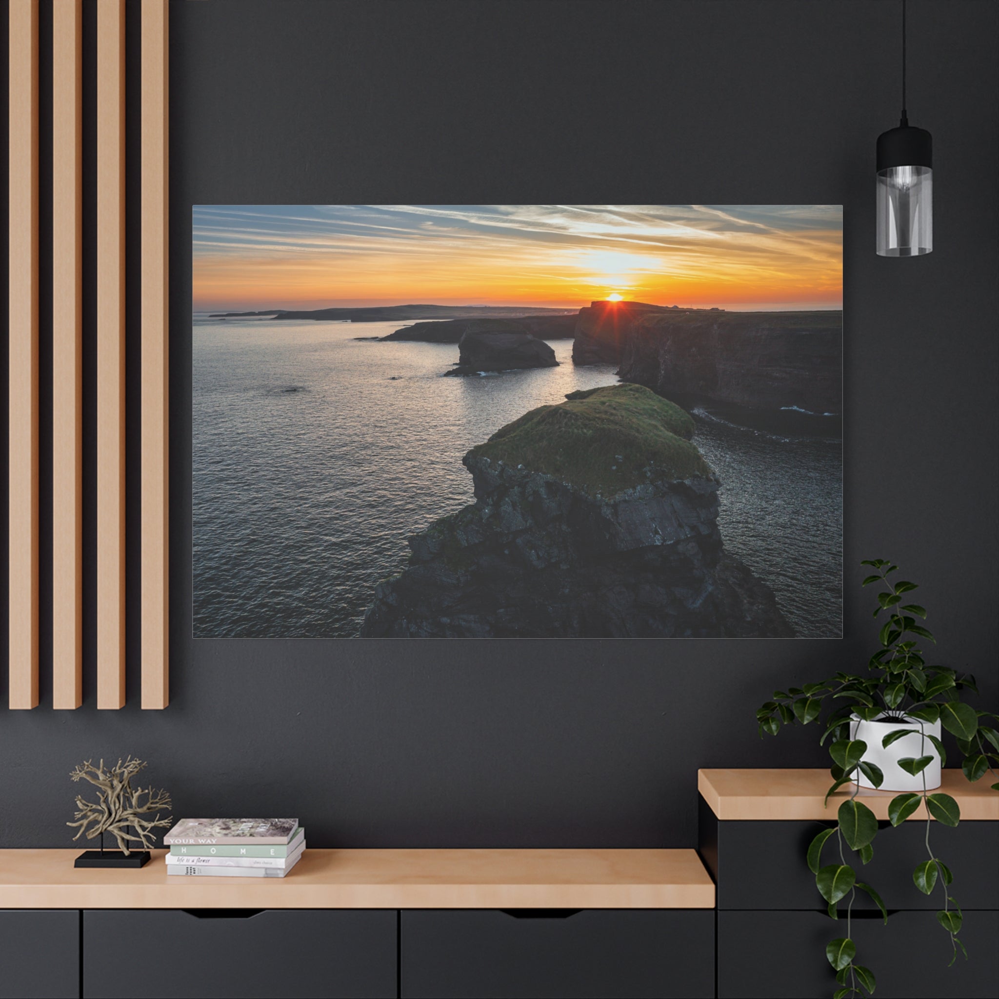 canvas-print-irish-landscape-wall-art-ocean-cliff-decor-stretched-matte-canvas-landscape-large-print-sunset-decor