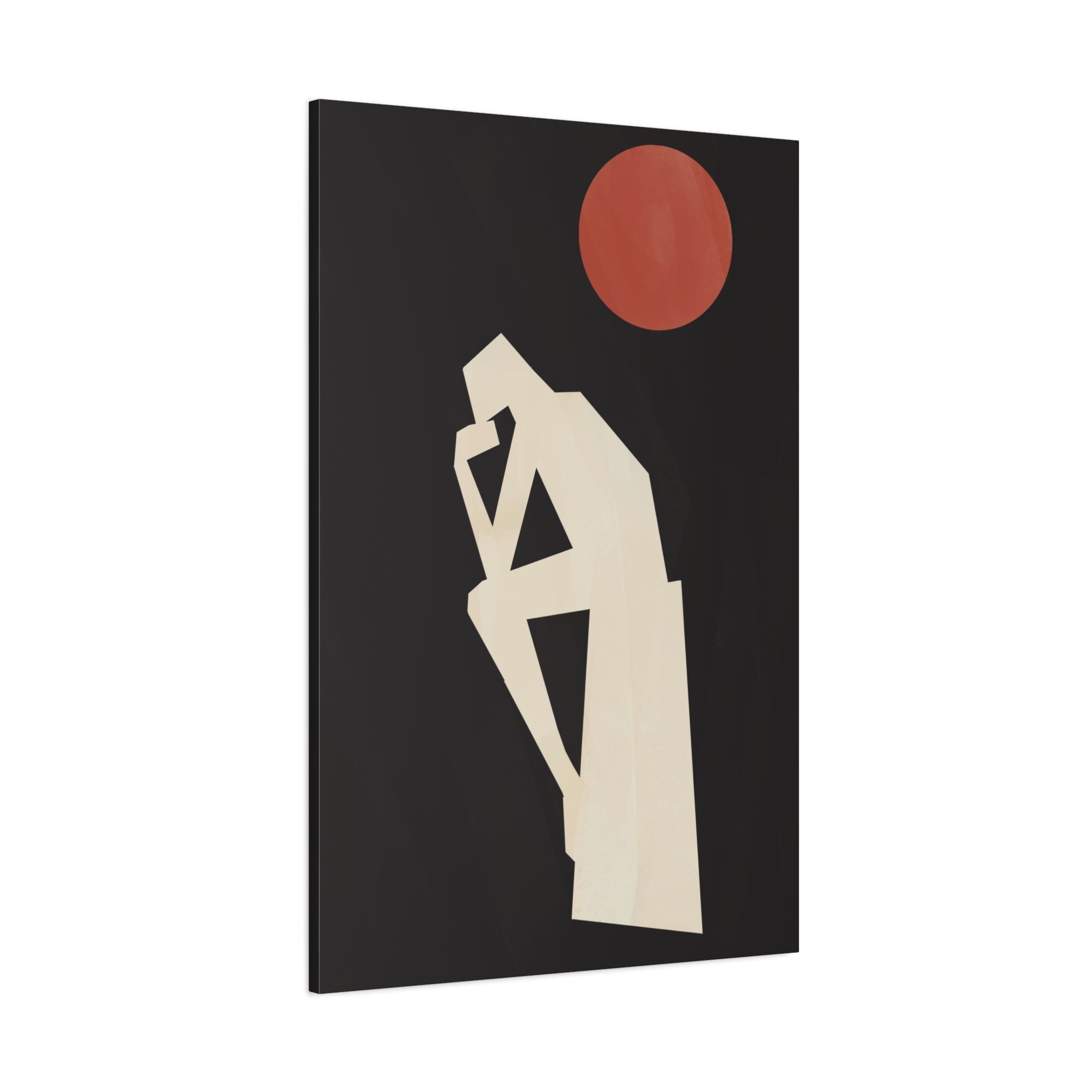 canvas-print-rodin-sculpture-the-thinker-illustration-art-lover-living-room-decor-wall-art-stretched-matte-canvas-gift-home-d