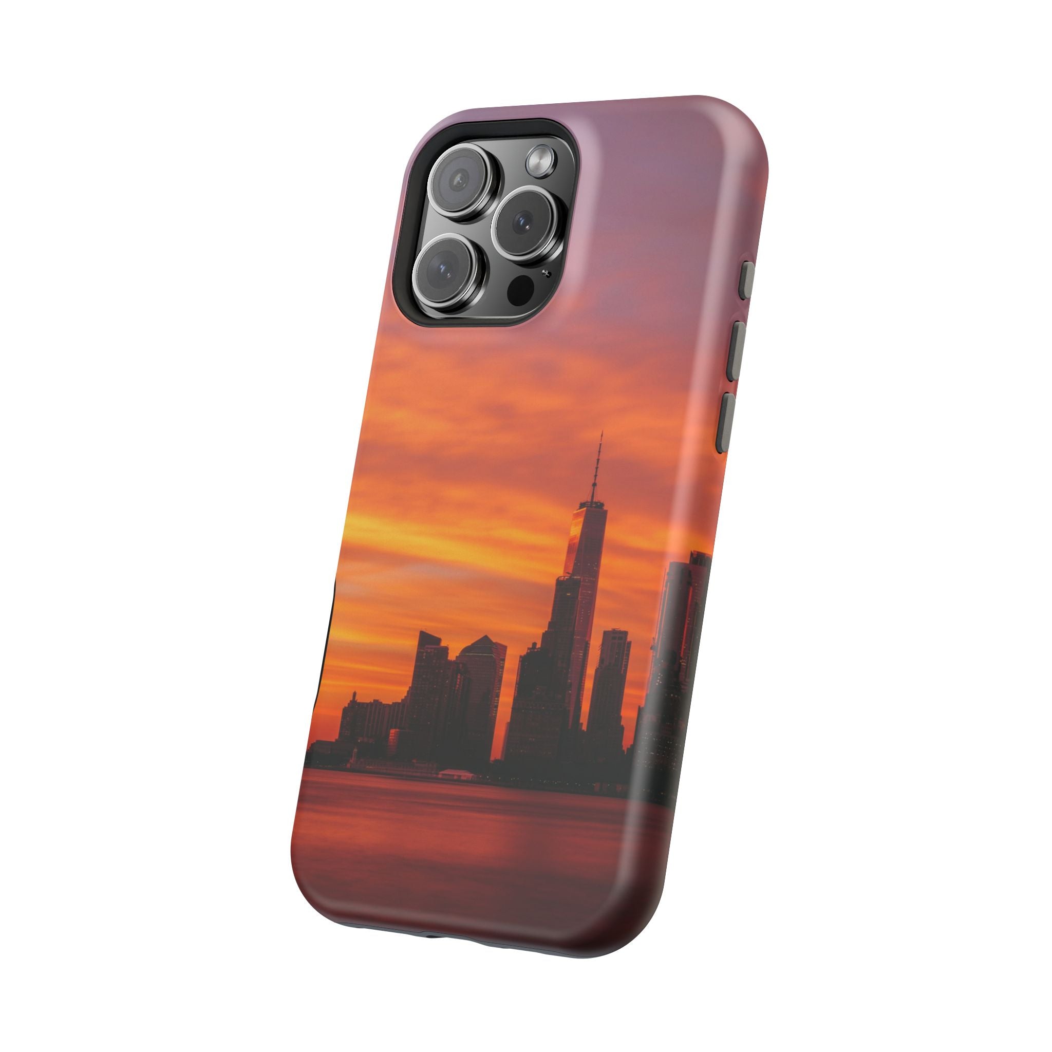 sunset-nyc-cityscape-magnetic-tough-case-durable-phone-protector-new-york-tough-case-gift-for-photographers-urban-aesthetic