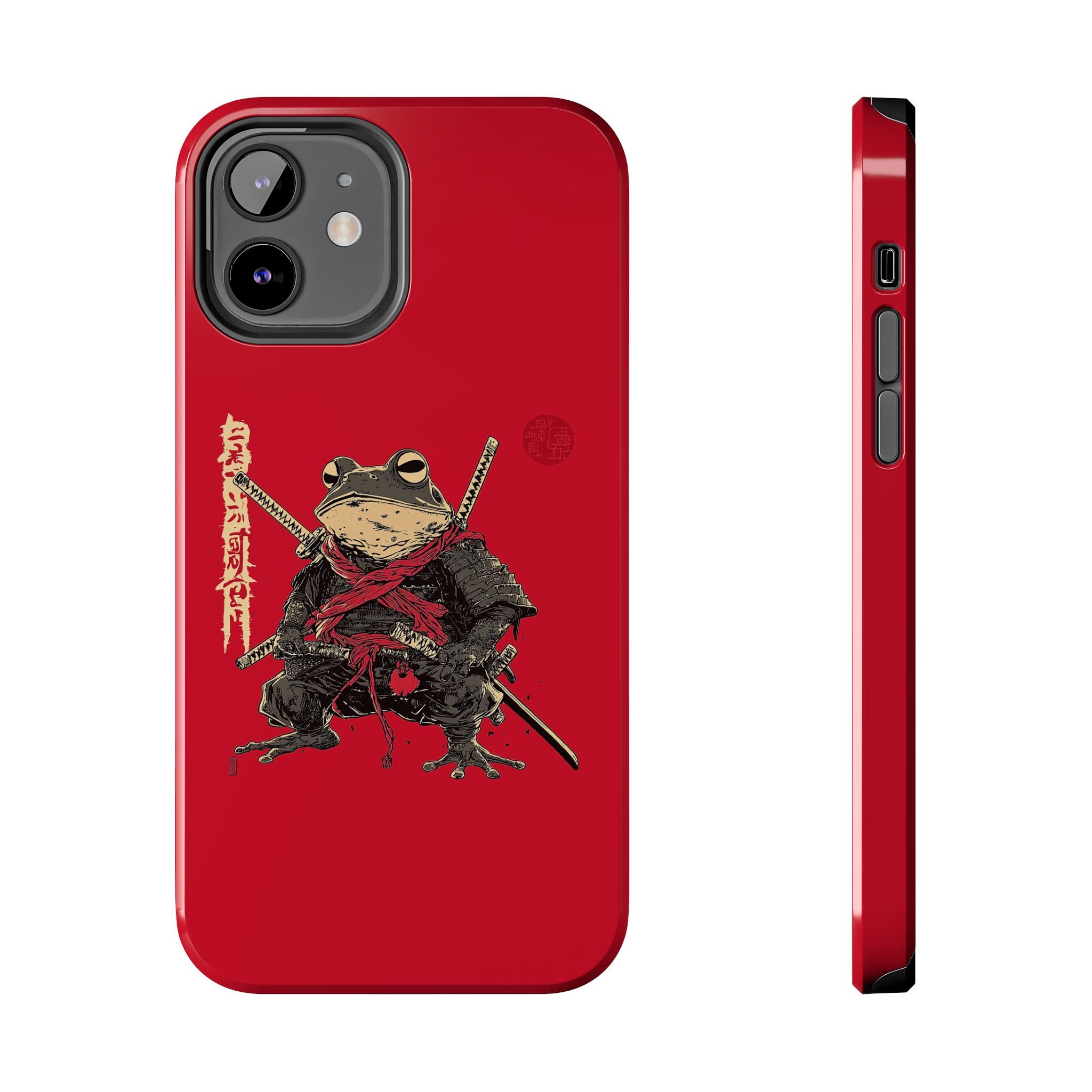 retro-vintage-ninja-frog-iphone-tough-case-red-sun-japanese-samurai-frog-design-stylish-tough-protector-red-iphone-case