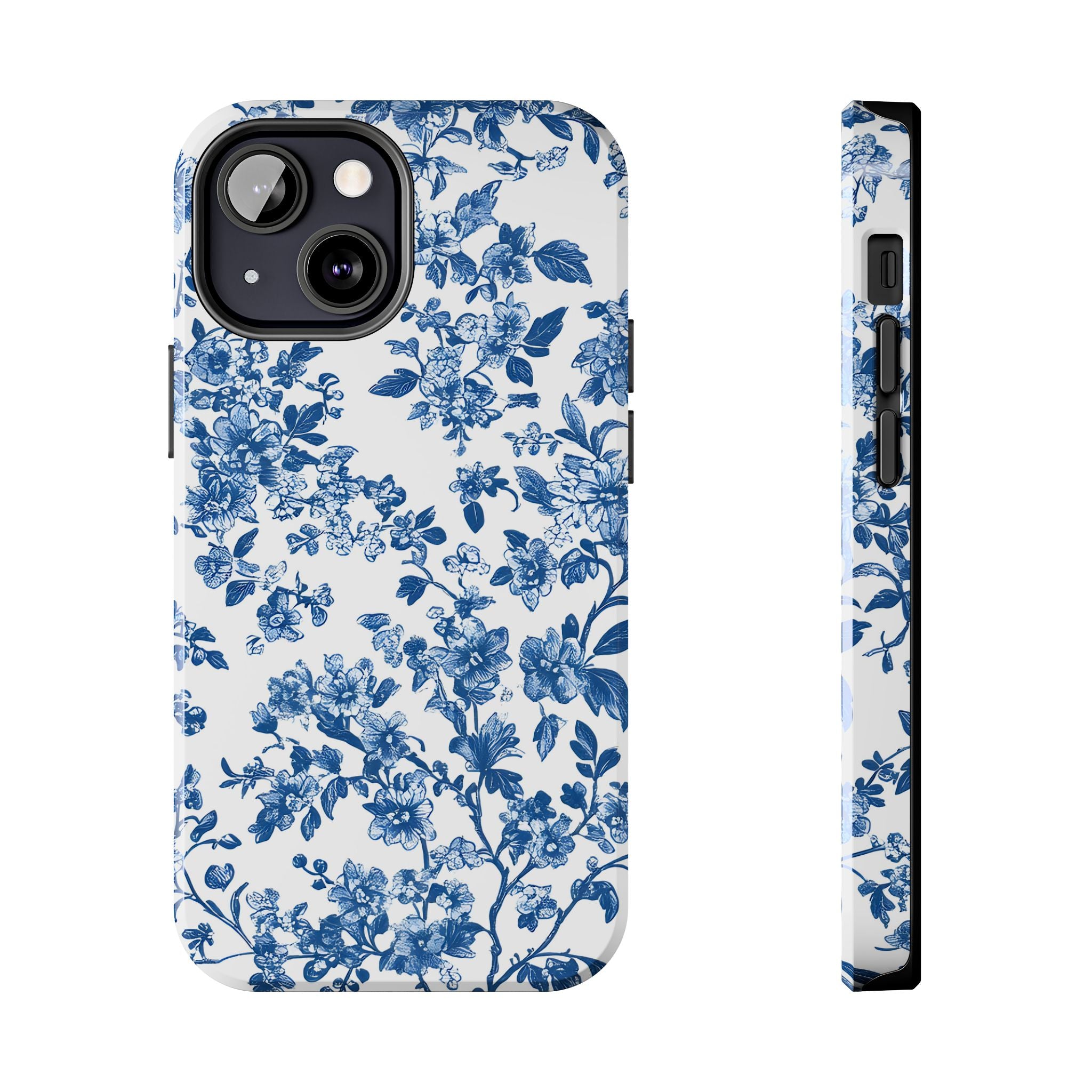 french-toile-floral-tough-iphone-case-blue-iphone-cover-protective-iphone-case-hard-shell-iphone-case-vintage-design-phone-ca