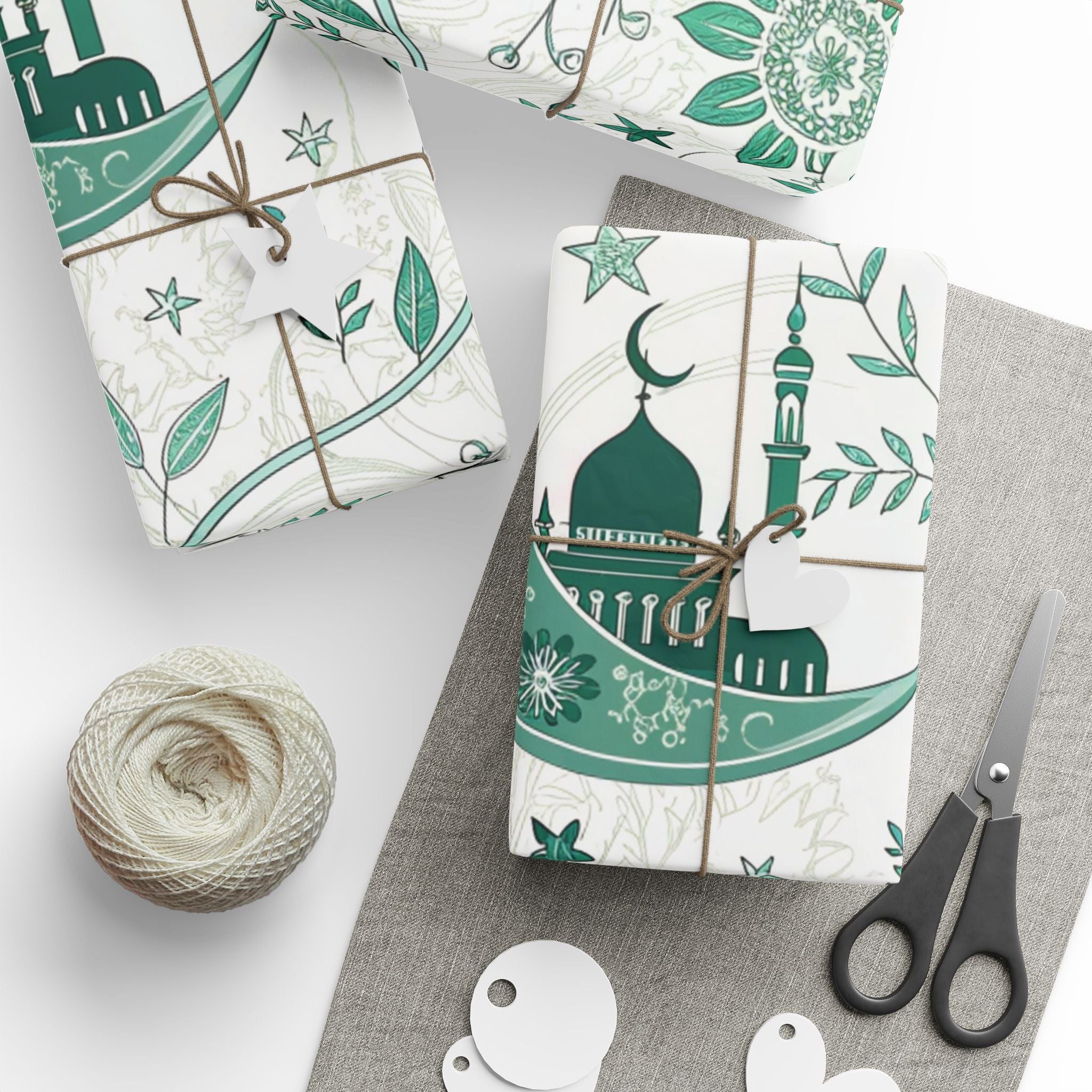 ramadan-night-wrapping-papers-islamic-celestial-gift-wrap-mosque-silhouette-eid-holiday-supplies-festive-present-packaging-re