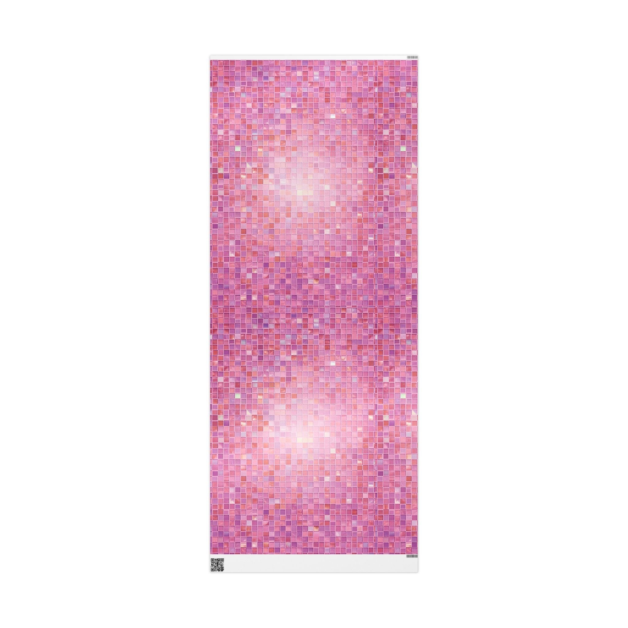 pastel-mosaic-wrapping-paper-pink-hologram-elegant-gift-wrap-for-special-occasions-birthdays-holidays-gift-wrap-wrapping-shee