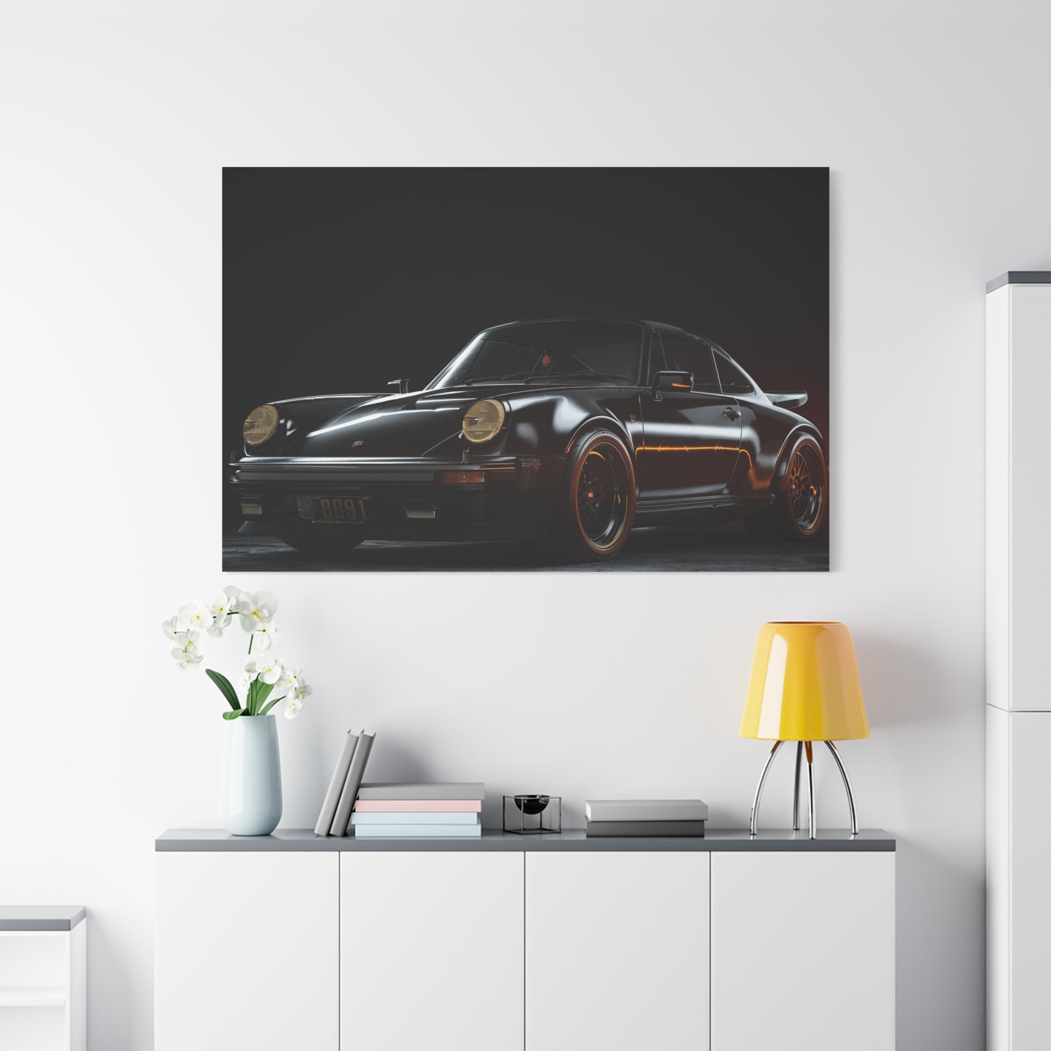 canvas-print-wall-art-porsche-911-red-gt3r-red-supercar-poster-matte-canvas-decor-stretched-large-canvas-wall-art-hypercars