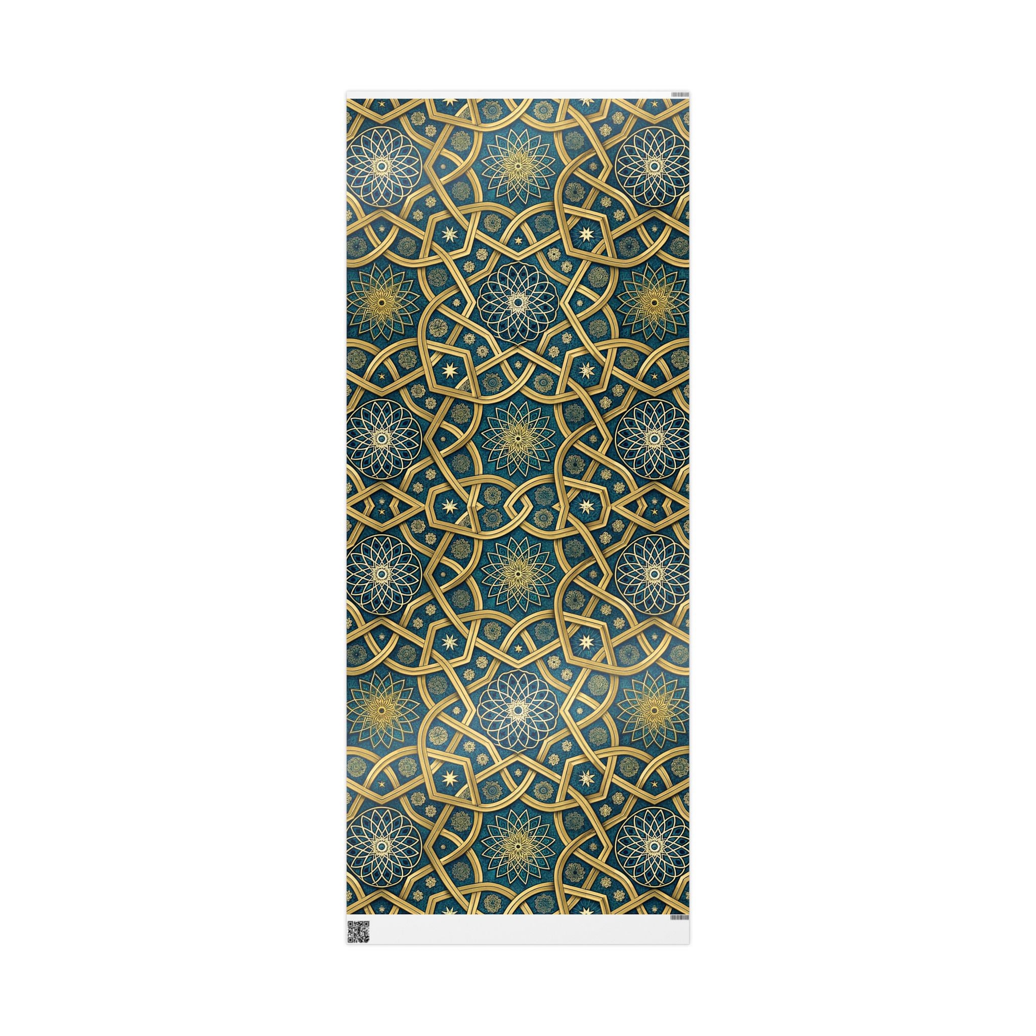 islamic-geometric-pattern-wrapping-papers-gift-wrap-roll-for-eid-ramadan-festive-decorative-crafts-art-projects