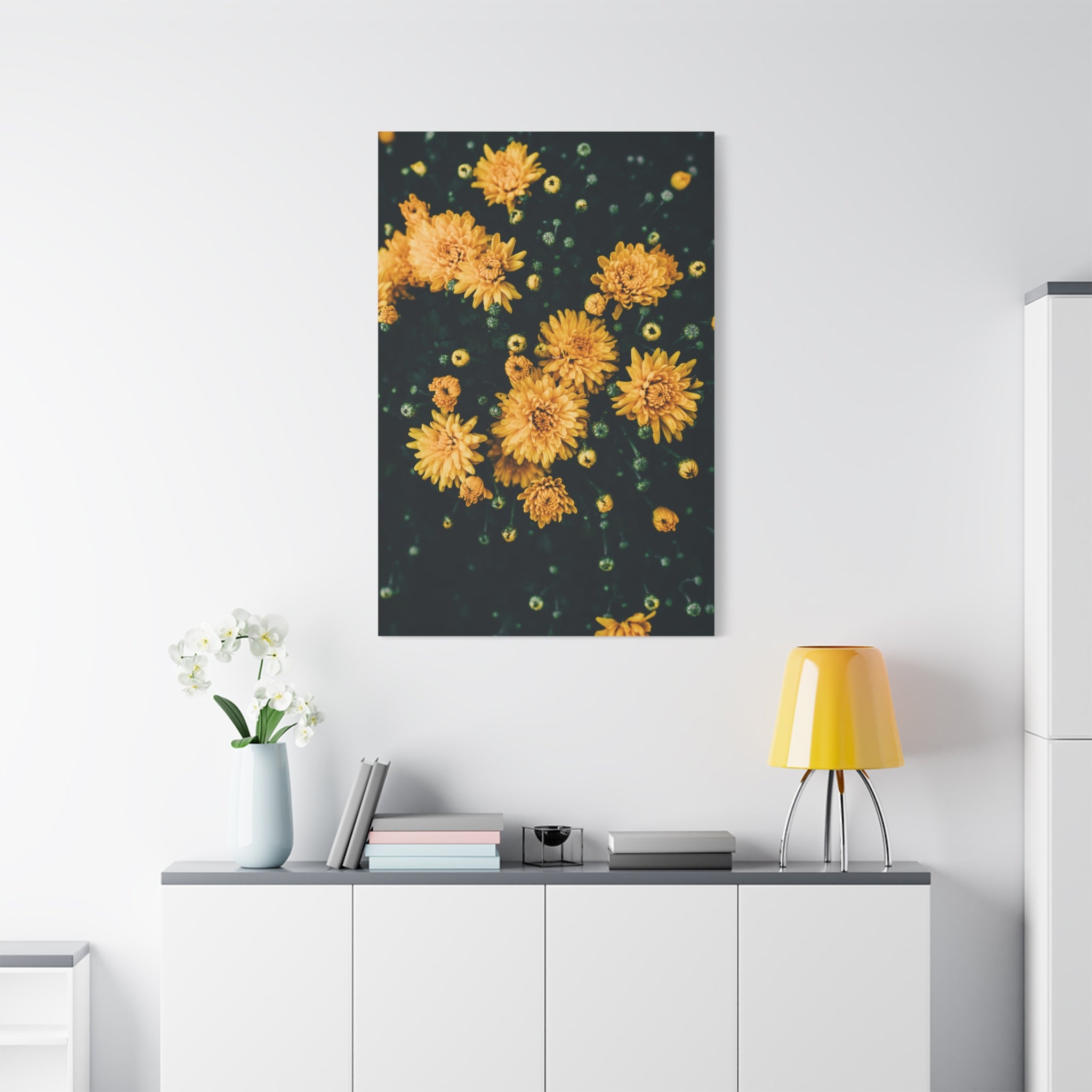 canvas-print-yellow-flower-art-matte-canvas-stretched-wall-decor-floral-home-decor-gift-bright-botanical-art-print-gallery-wr