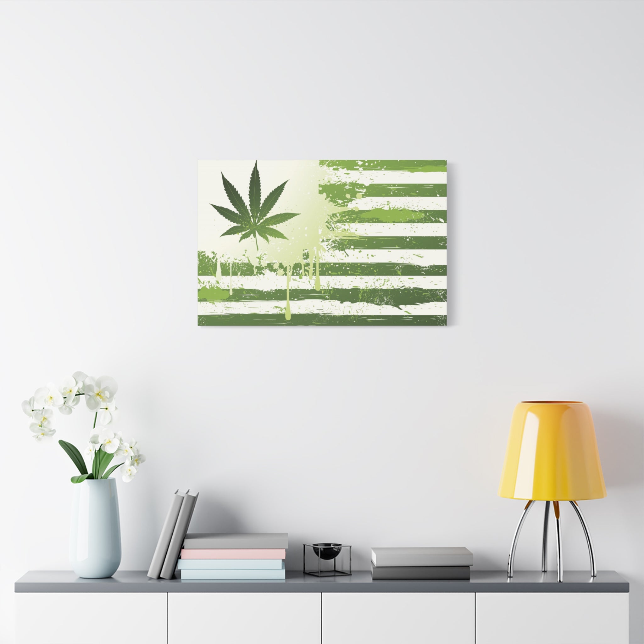 canvas-print-marijuana-republic-weed-mary-jane-funny-home-decor-wall-art-stretched-matte-wall-hanging-decorative-weed-art-mar