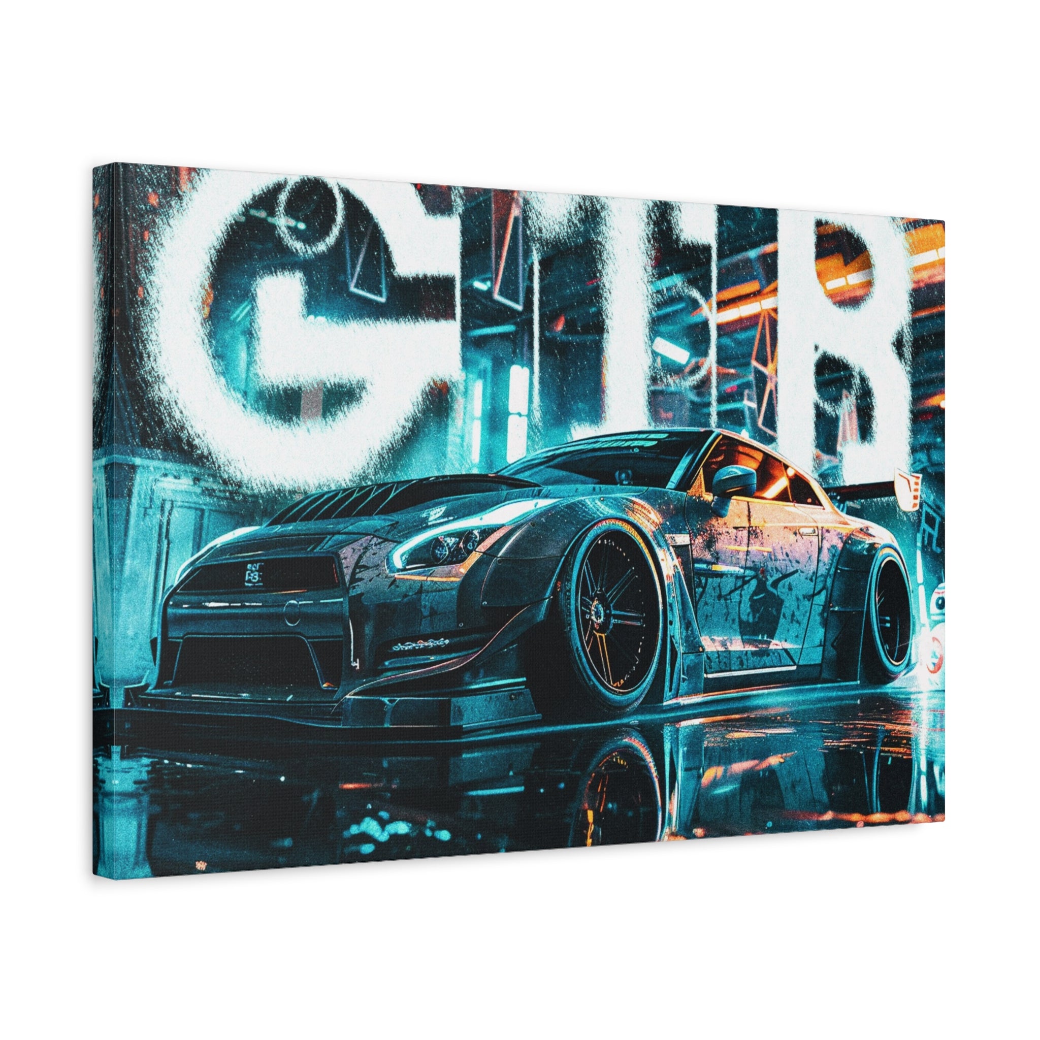 canvas-print-gtr-supercar-wall-art-home-decor-sports-car-poster-hyper-car-art-matte-stretched-canvas-print-2