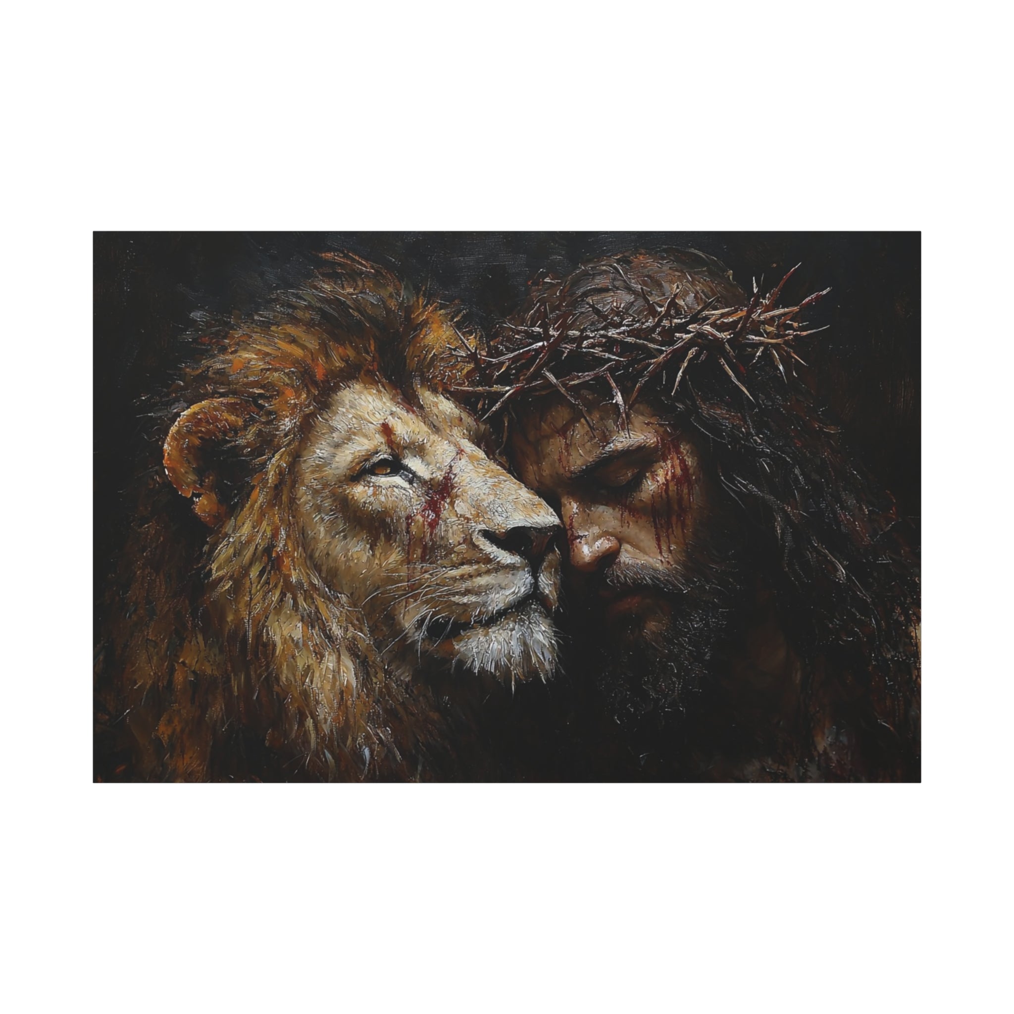 canvas-print-jesus-and-lion-wall-art-christian-home-decor-religious-wall-hanging-inspirational-artwork-gift-for-him-biblical-