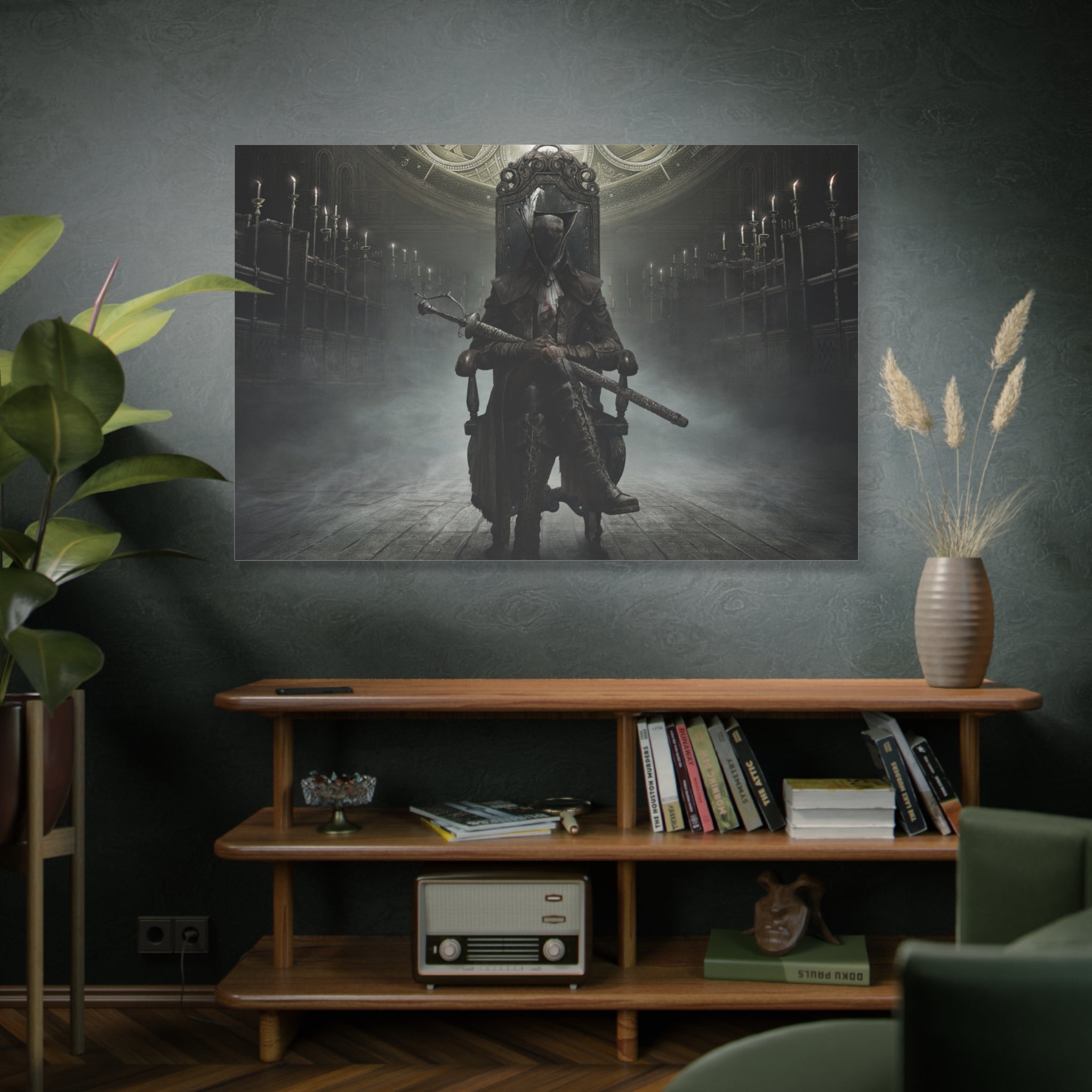 Bloodborne Boss Lady Maria Canvas Wall Art, Home Wall Decor, Game Wall Art Print, Gothic Art