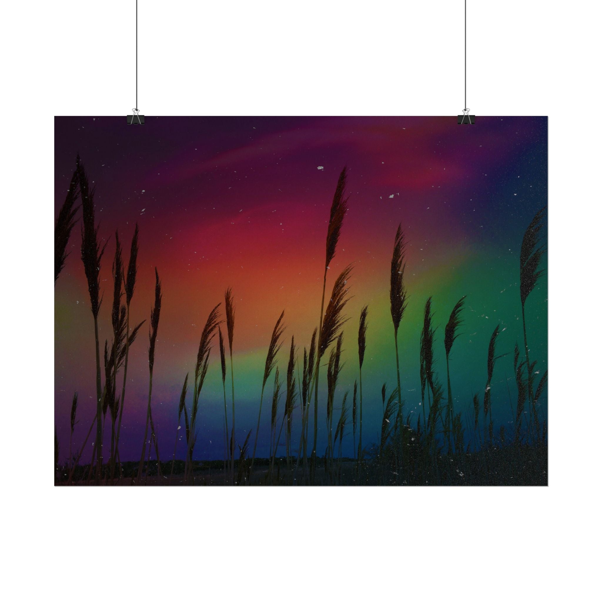 aurora-borealis-poster-wall-art-scenery-northern-lights-poster-print-home-wall-decor-starry-night-picture-housewarming-gifts-