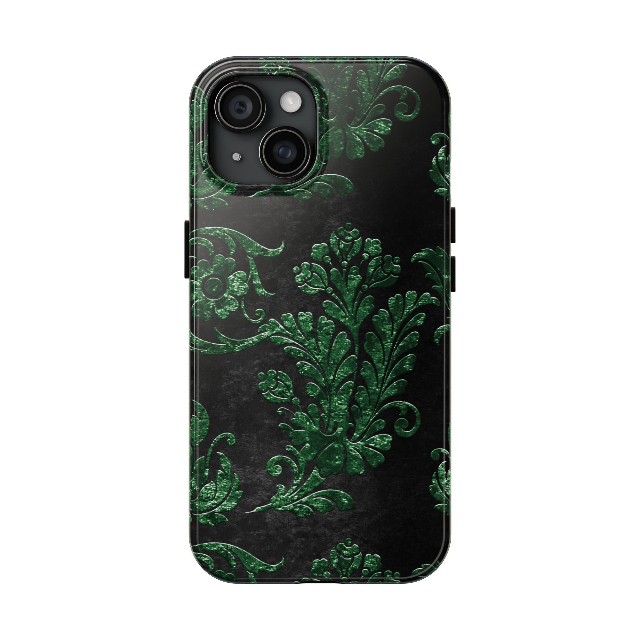 embossed-emerald-velvet-tough-iphone-case-protective-iphone-cover-heavy-duty-iphone-case-rugged-phone-case-durable-smartphone
