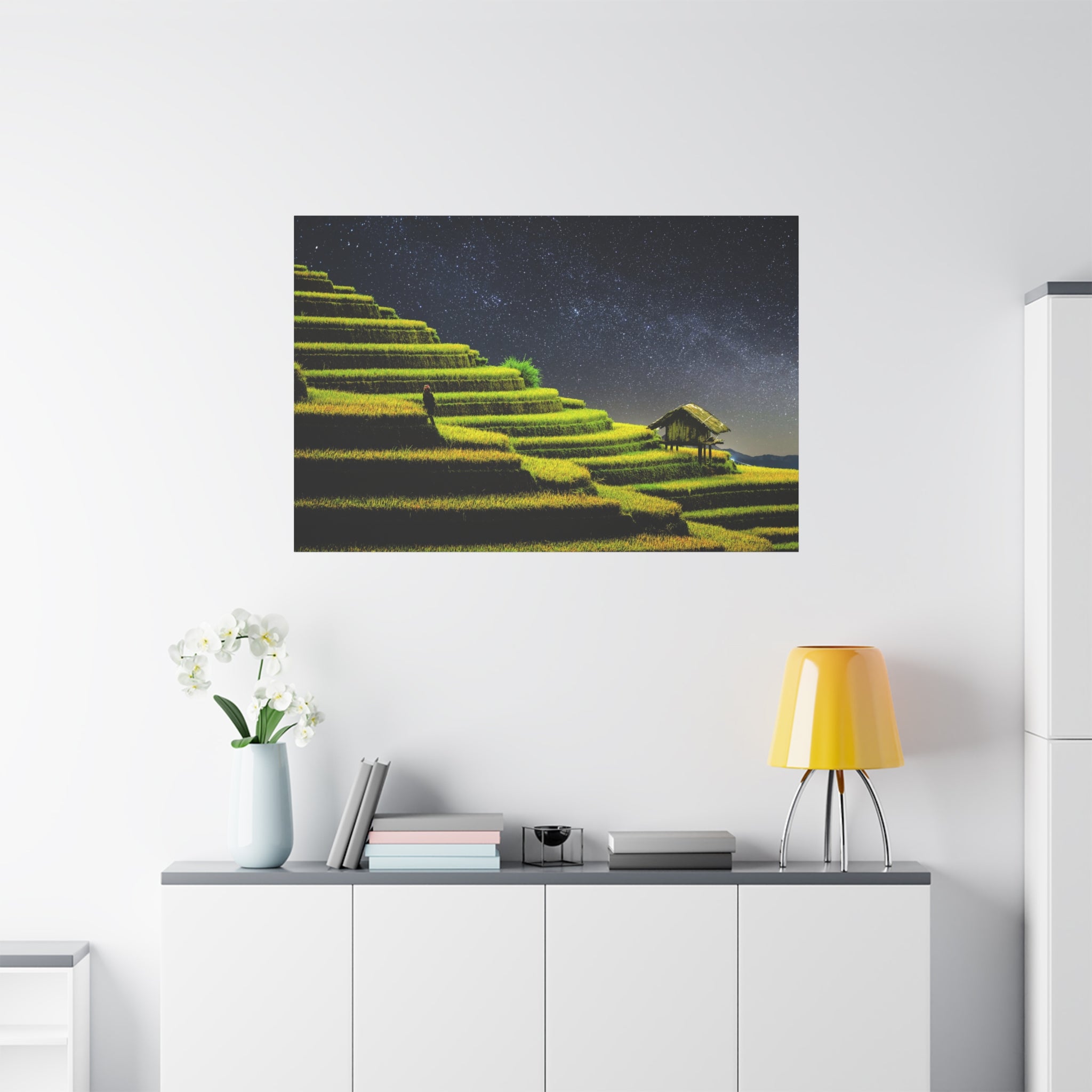 canvas-print-rice-terraces-farming-night-sky-scenery-matte-canvas-stretched-wall-art-home-decor-nature-lover-gift-landscape-a