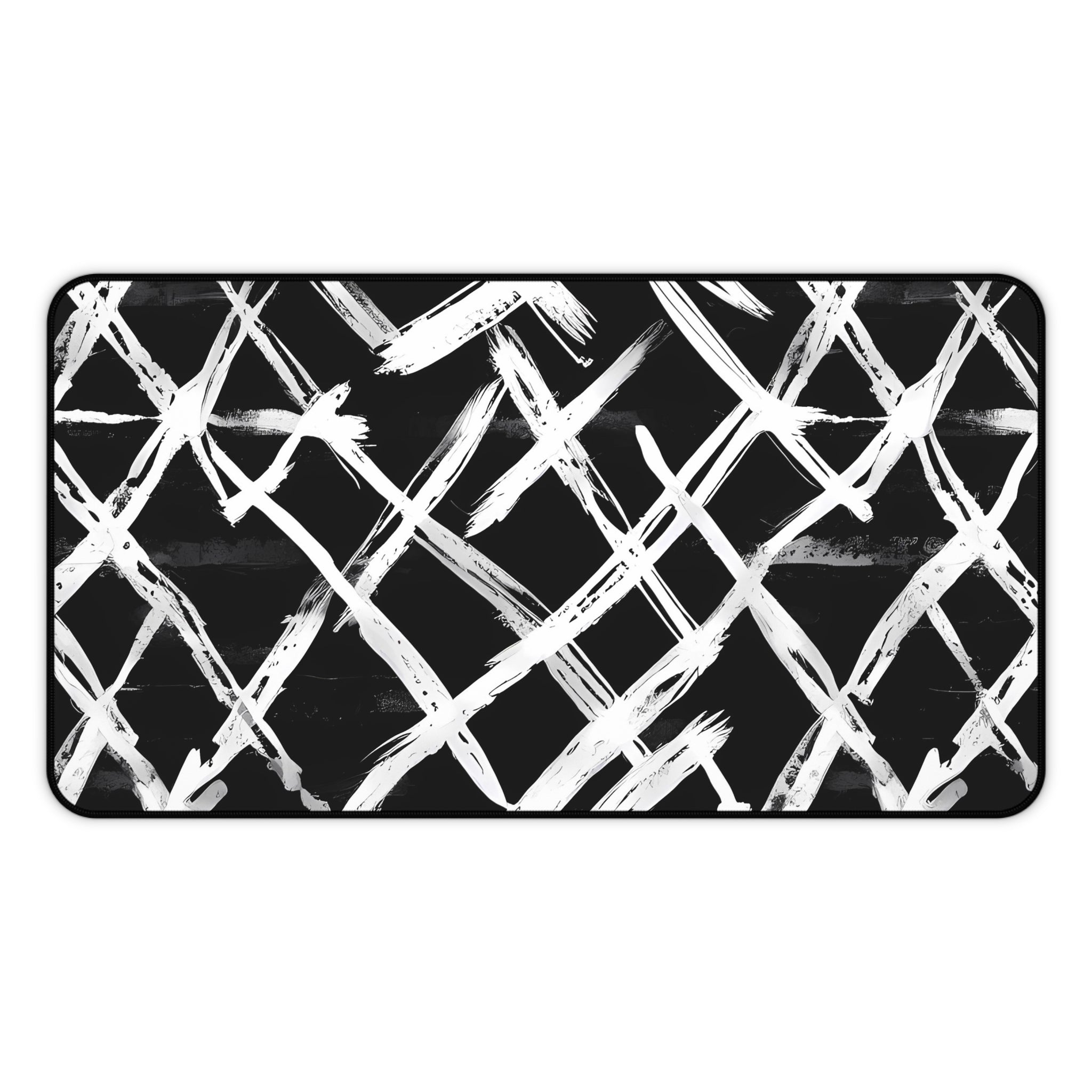 monochrome-mouse-pad-stylish-black-and-white-desk-mat-sleek-black-and-white-desk-pad-modern-minimalist-mouse-pad