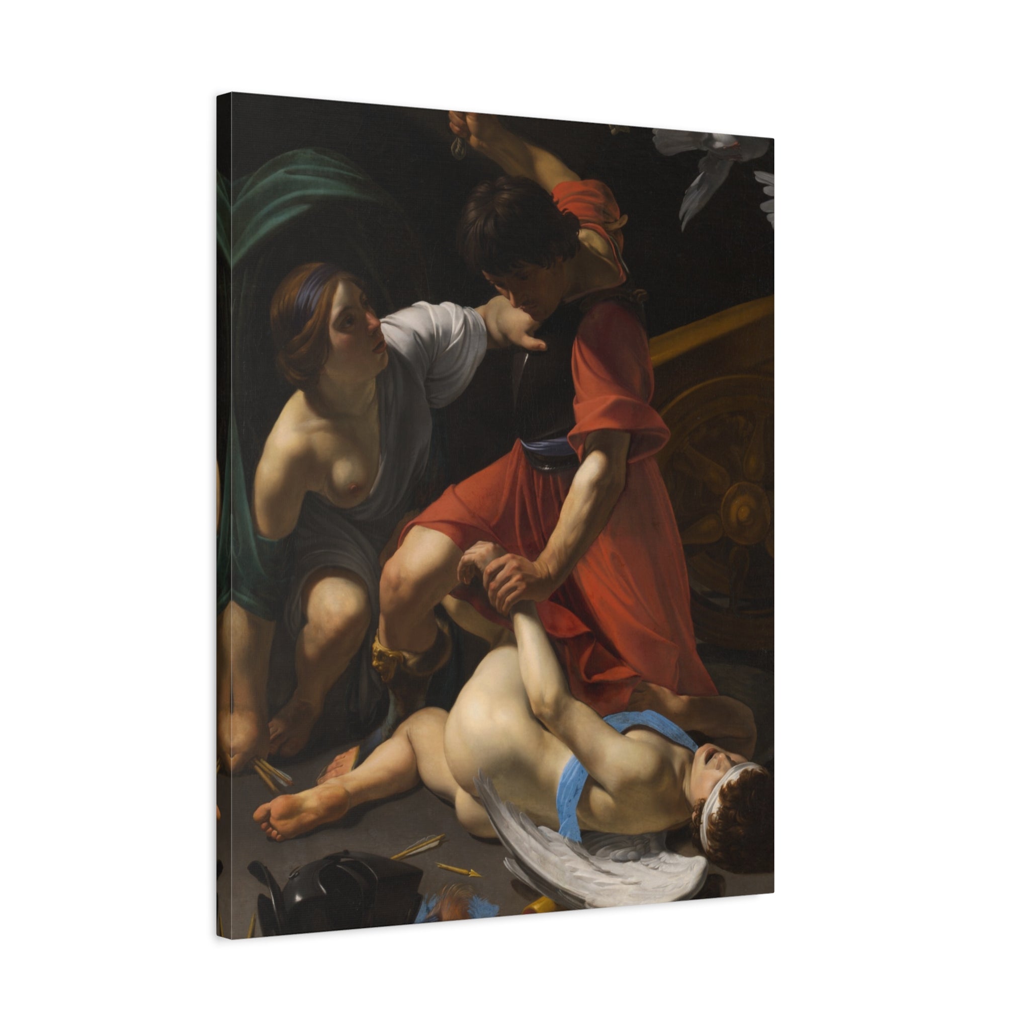 canvas-print-cupid-chastised-bartolomeo-manfredi-1613-matte-canvas-wall-art-stretched-1-25-inch-classic-art-decor-artwork