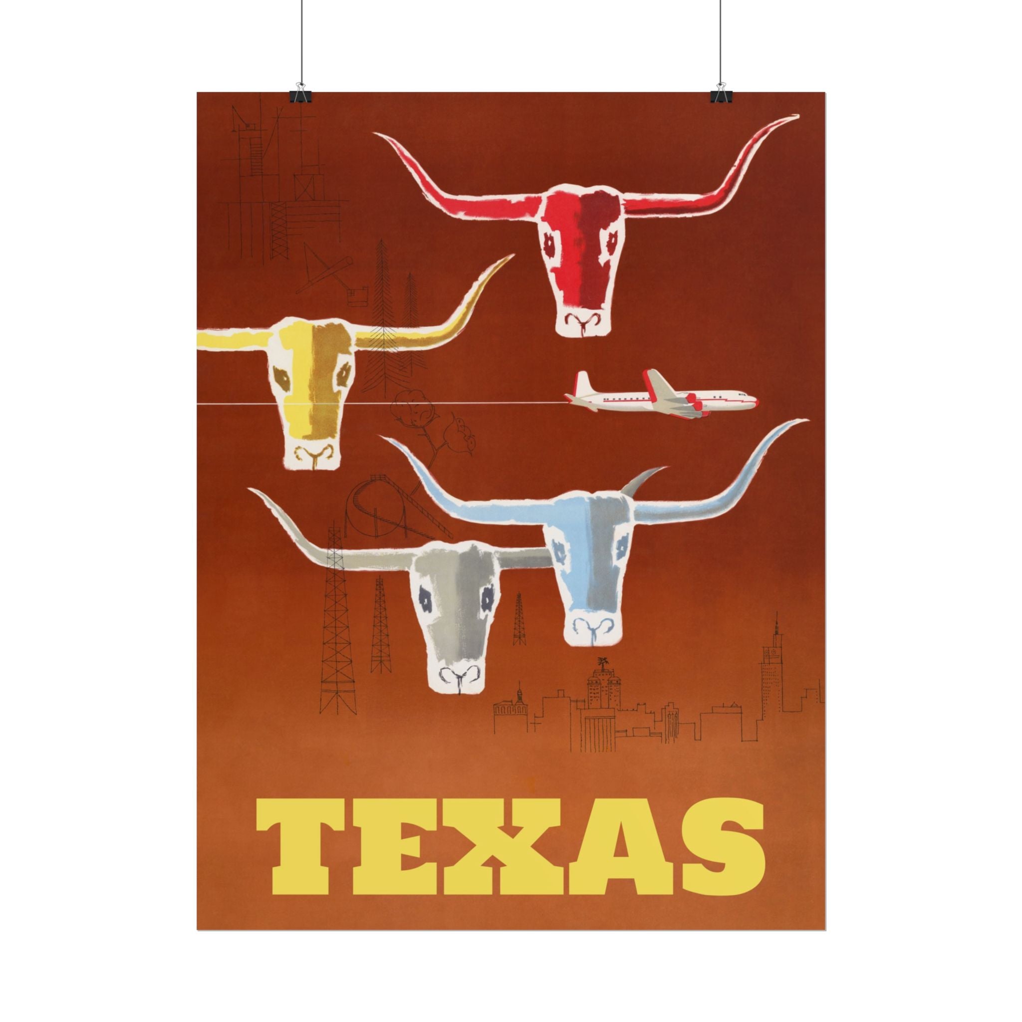 poster-print-texas-travel-wall-art-texas-decor-longhorn-skull-poster-poster-fine-artwork-texas-poster-gift-lone-star-state-so