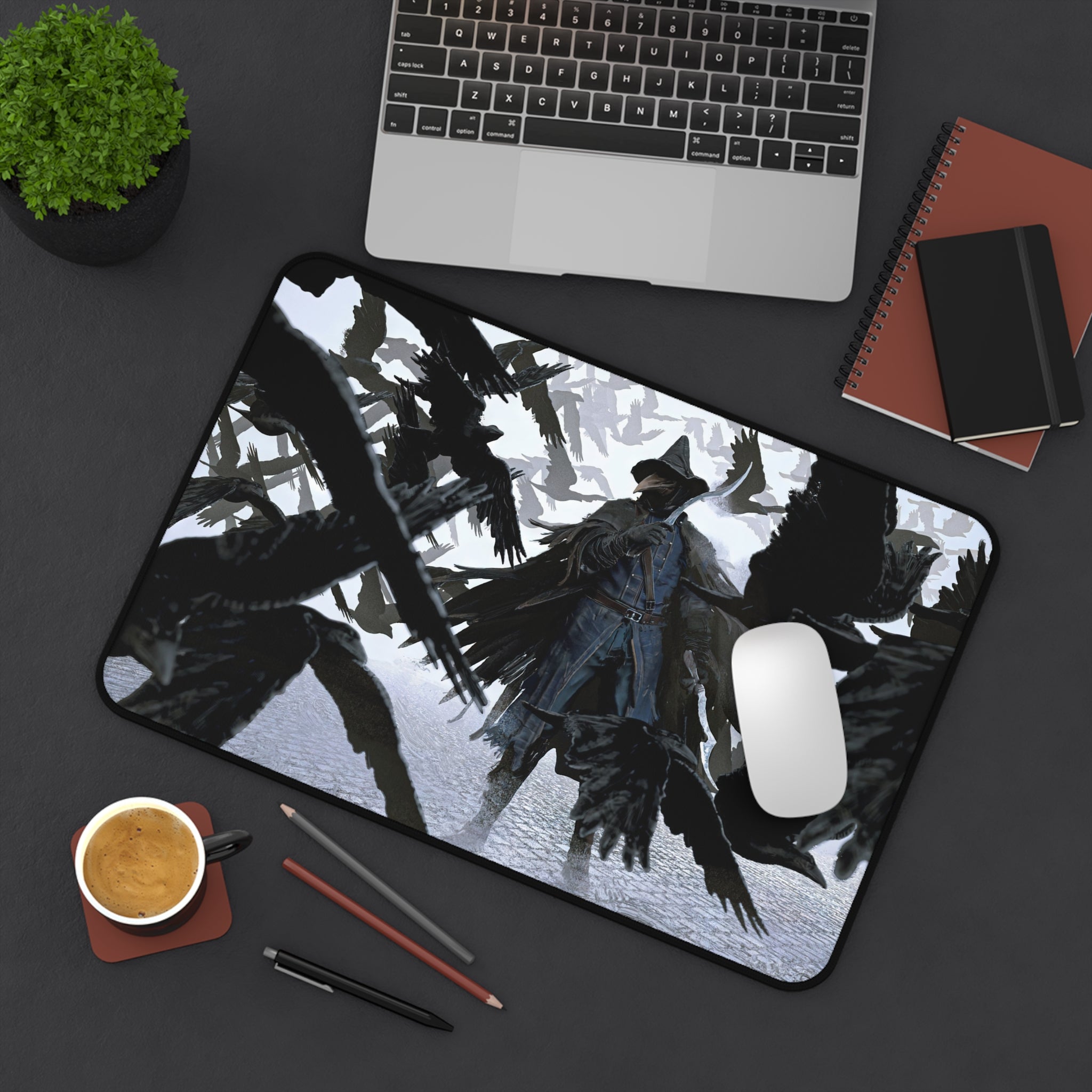 bloodborne-art-mouse-pad-eileen-the-crow-desk-pad-large-gaming-desk-mat-fantasy-protective-desk-pad-gamer-gift-gothic-art