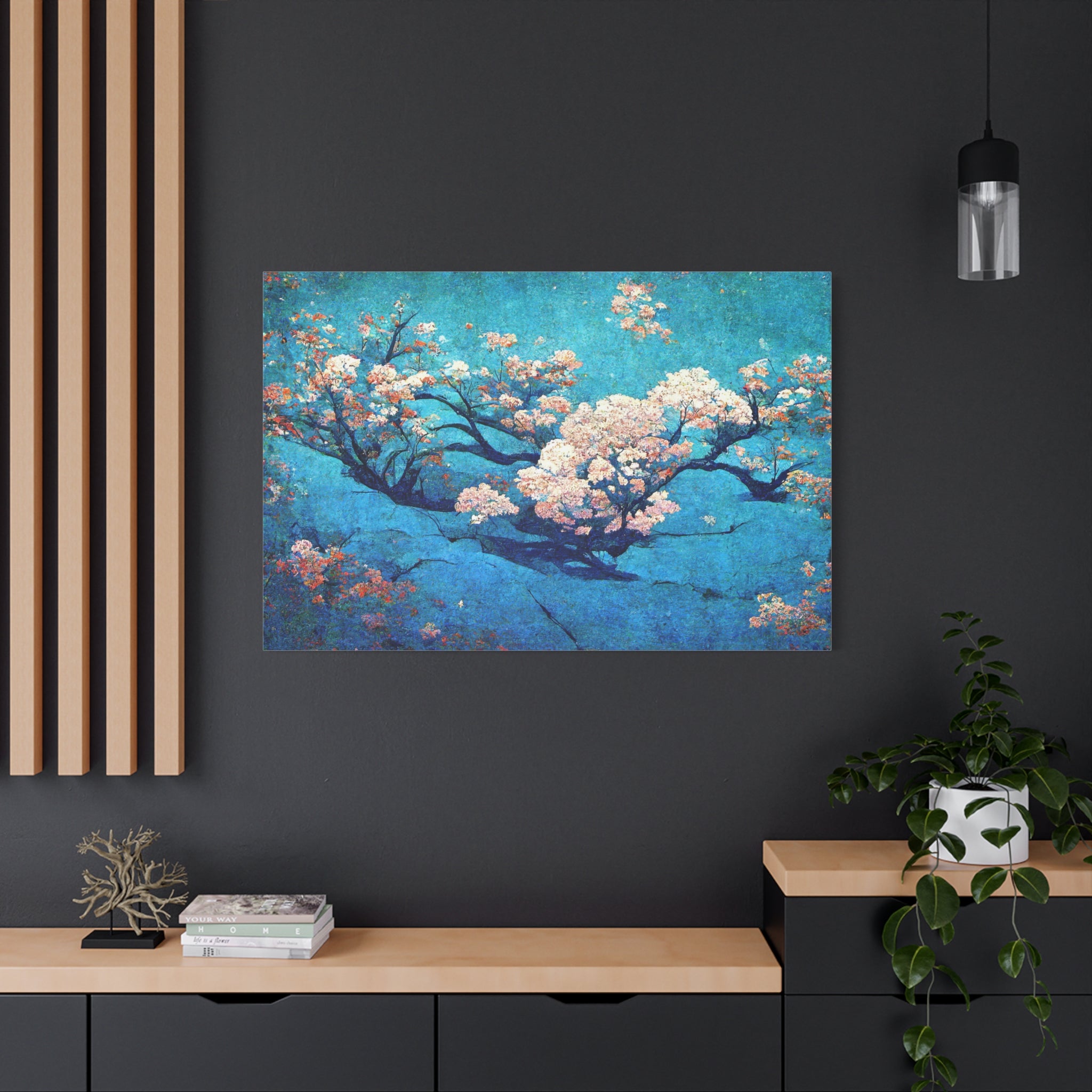 canvas-wall-art-cherry-blossom-spring-floral-japanese-bloom-matte-stretched-print-beautiful-home-decor-gift-for-nature-lovers
