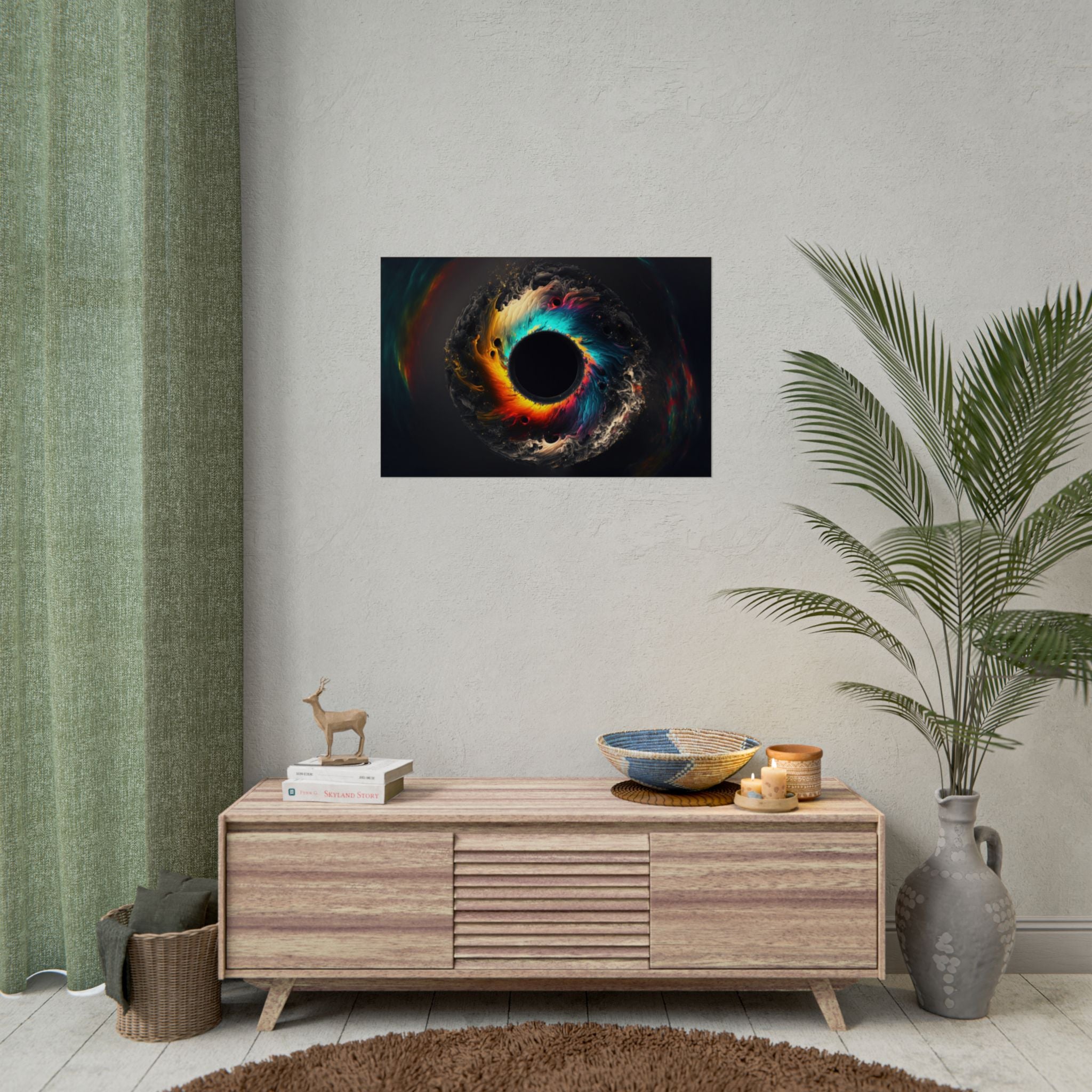 colorful-eye-poster-wall-art-black-hole-wall-decor-abstract-eye-artwork-home-decor-living-room-decor