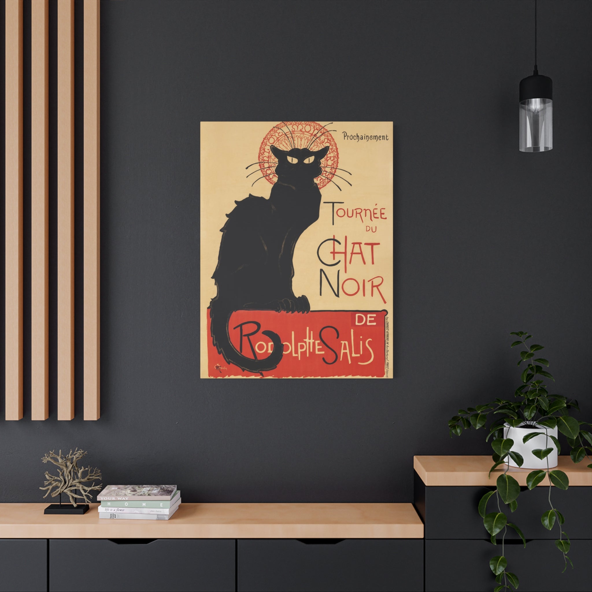 canvas-print-tournee-du-chat-noir-wall-art-matte-canvas-stretched-home-decor-living-room-theophile-steinlen-art-cat