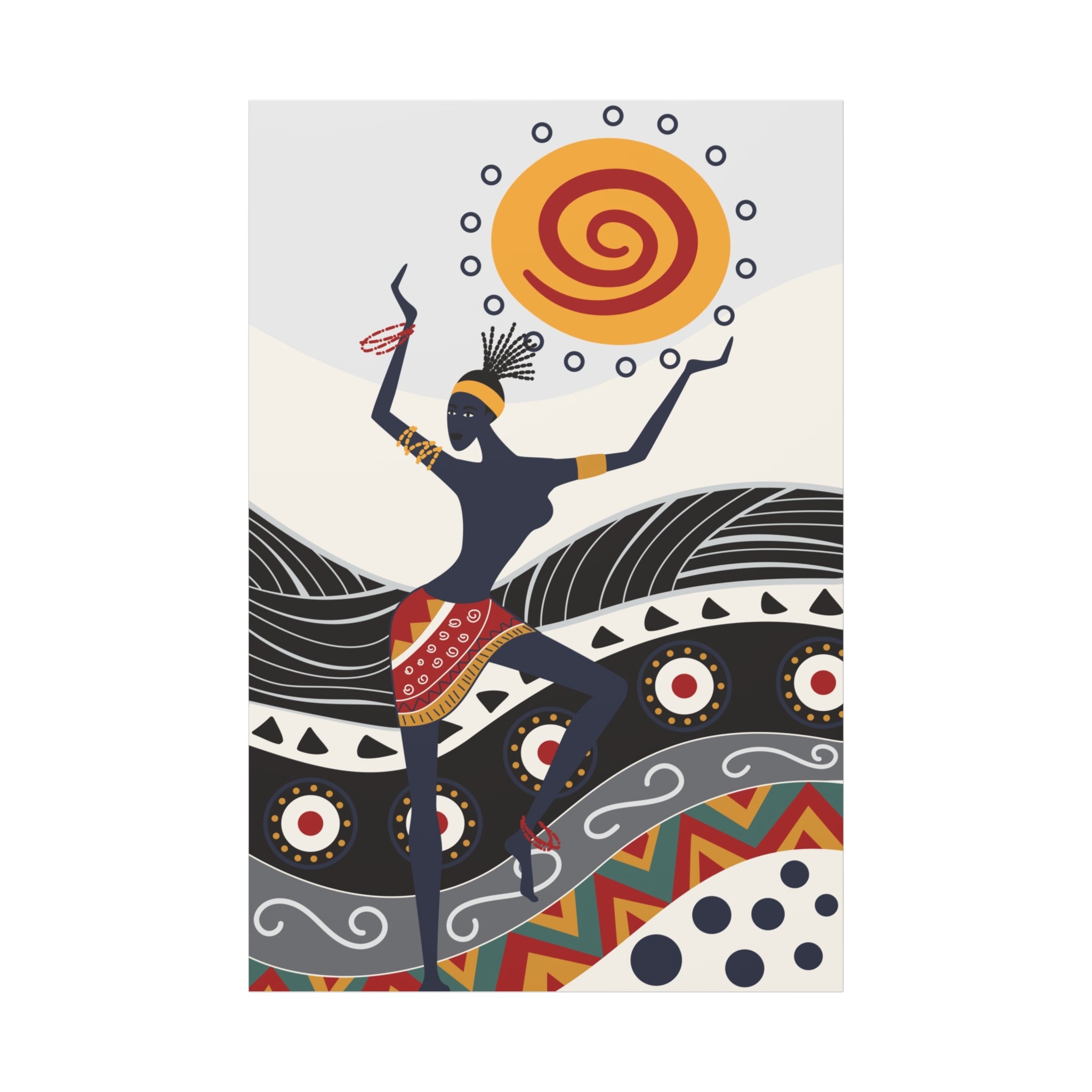 stretched-canvas-print-african-ornament-traditional-dance-wall-decor-african-wall-art-tribal-home-decoration-ethnic-african-a