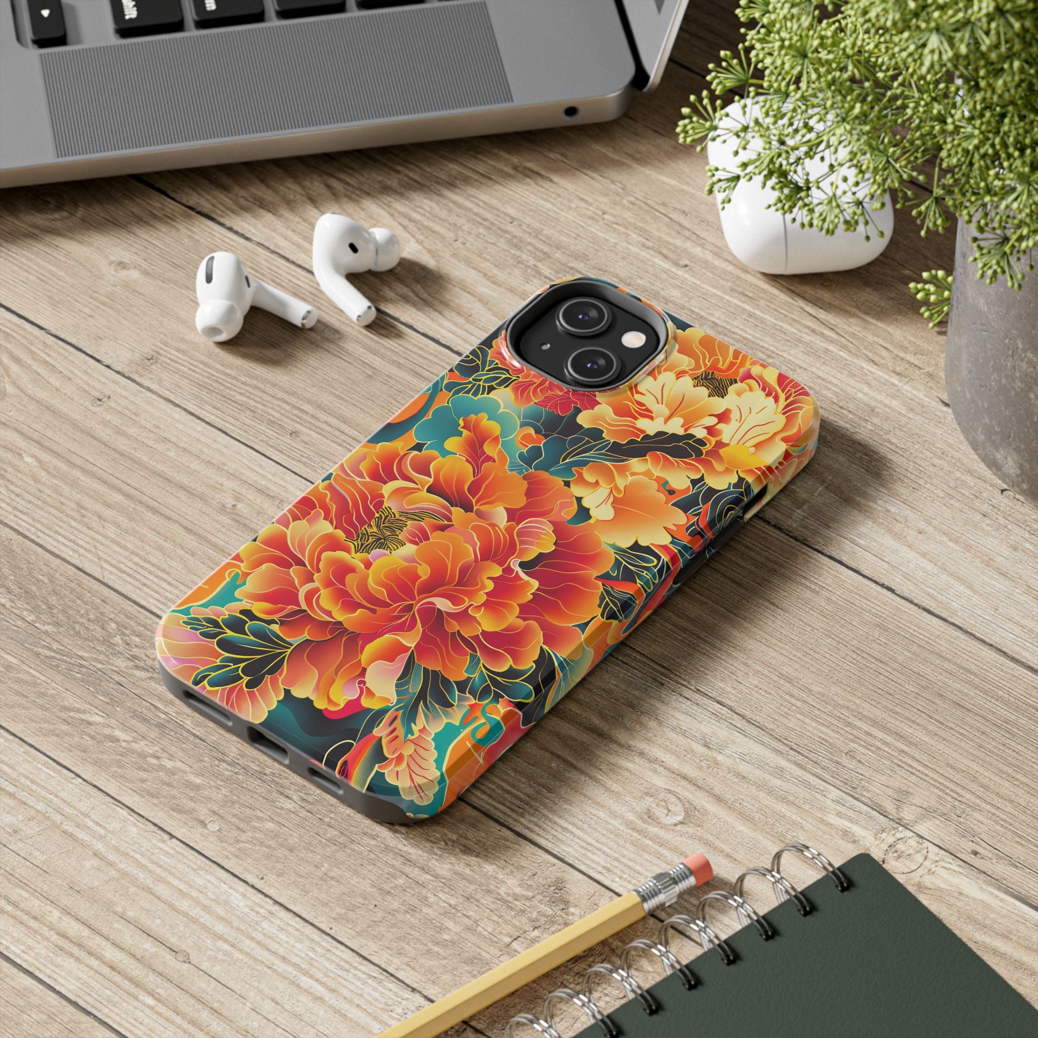 iphone-tough-case-retro-japanese-flowers-floral-phone-cover-vintage-japanese-style-protective-phone-case-asian-floral-design-