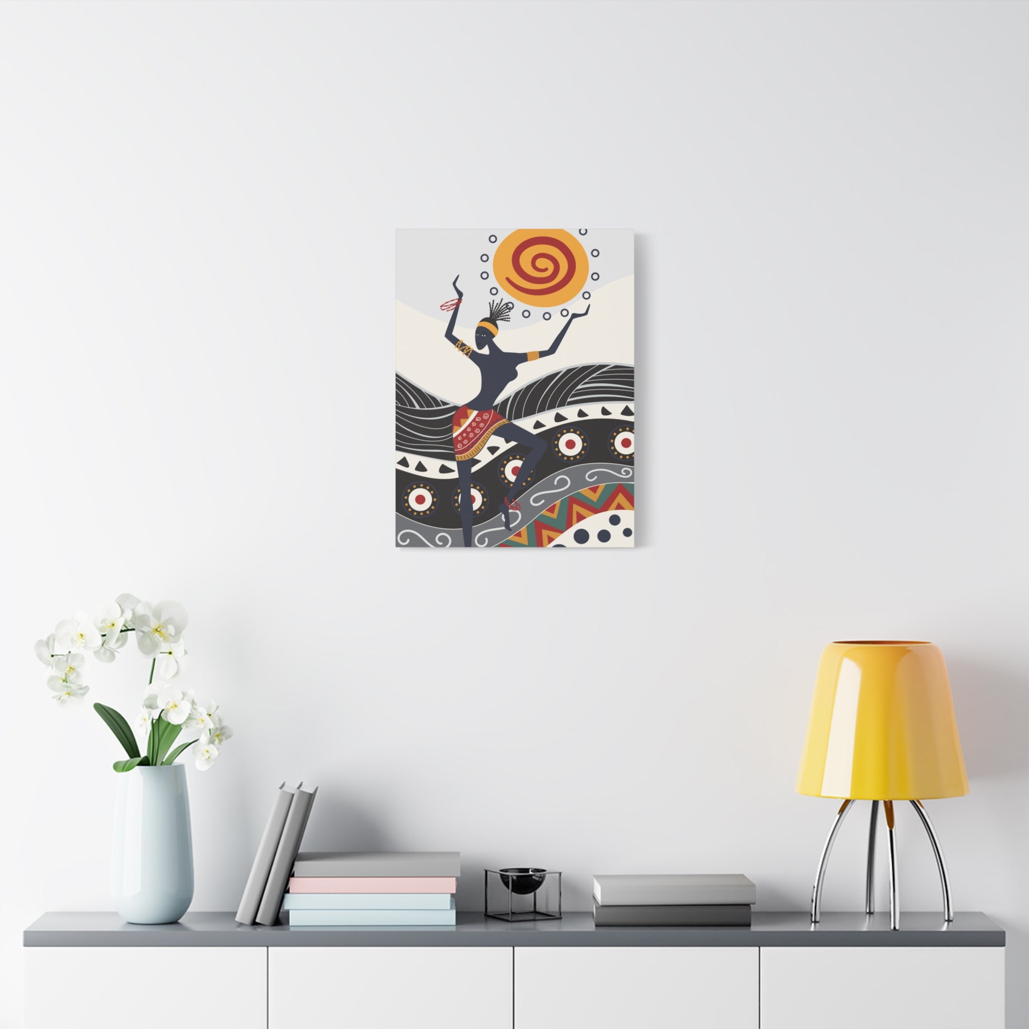 stretched-canvas-print-african-ornament-traditional-dance-wall-decor-african-wall-art-tribal-home-decoration-ethnic-african-a