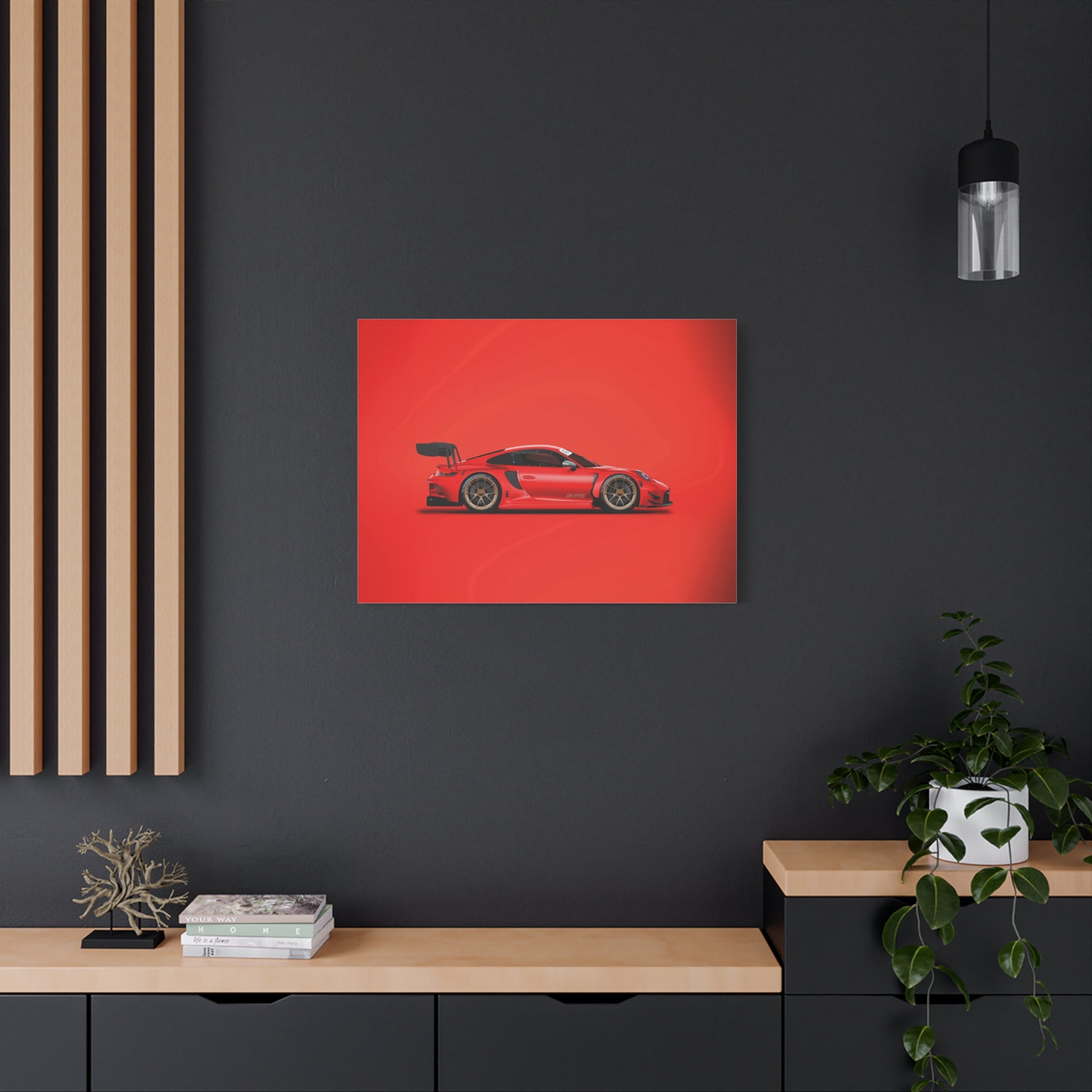 canvas-print-wall-art-porsche-911-red-gt3r-red-supercar-poster-matte-canvas-decor-stretched-large-canvas-wall-art-hypercars-1