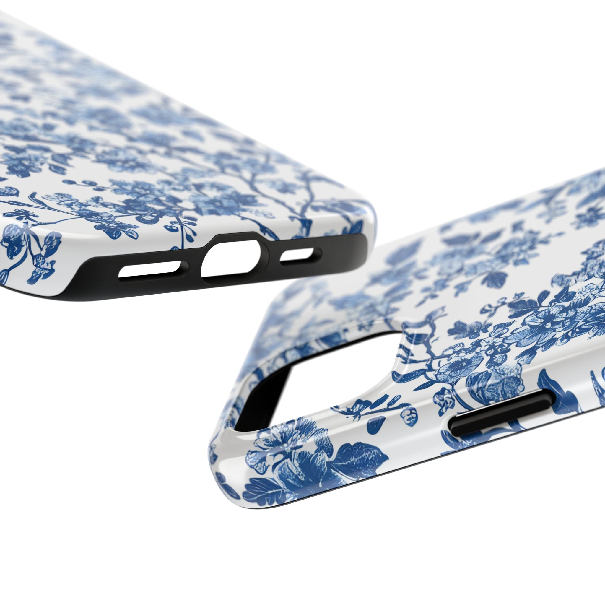 french-toile-floral-tough-iphone-case-blue-iphone-cover-protective-iphone-case-hard-shell-iphone-case-vintage-design-phone-ca