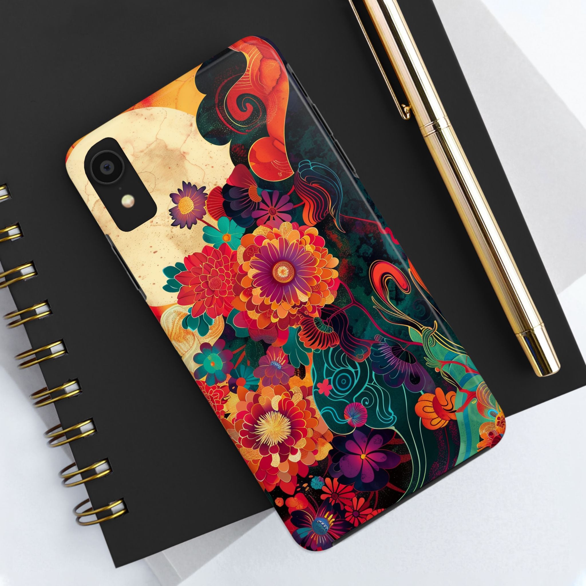 iphone-tough-case-retro-japanese-flowers-floral-phone-cover-vintage-japanese-style-protective-phone-case-asian-floral-design-