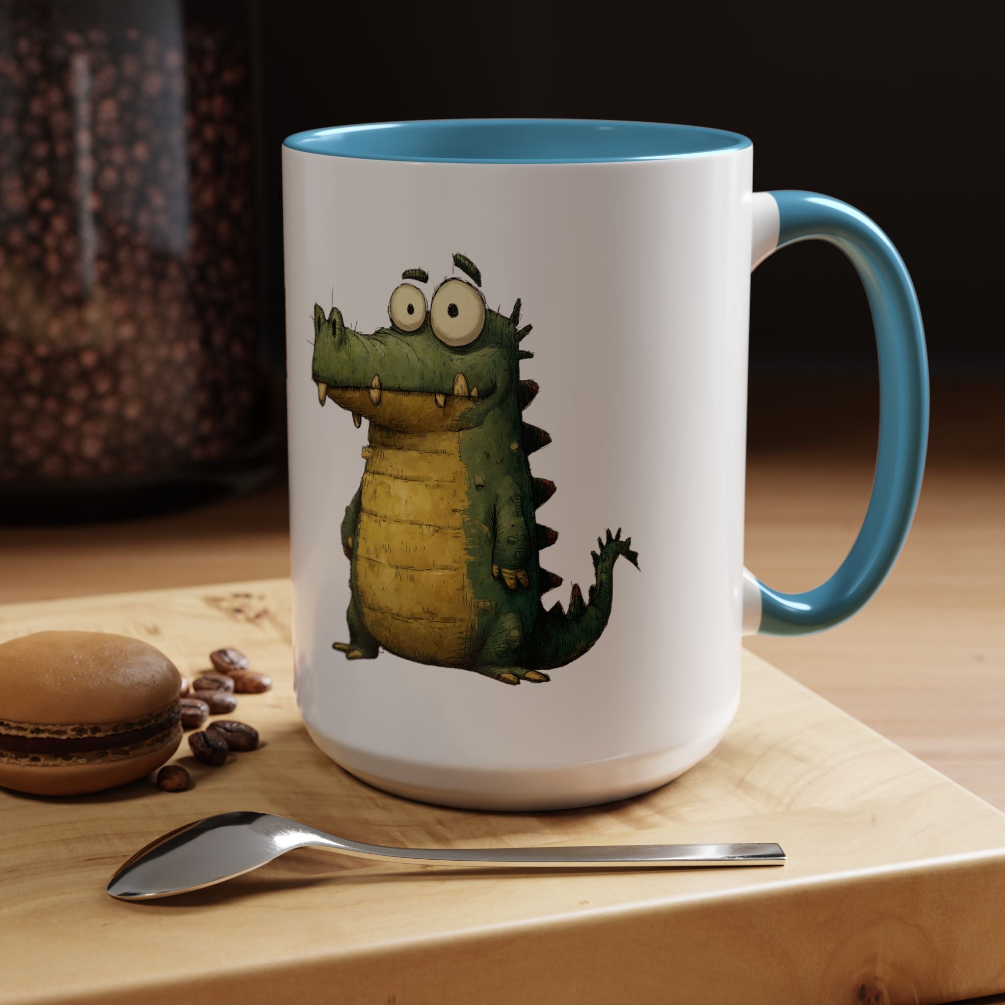 Funny Alligator Accent Coffee Mug | Cute Animal Mug for Nature Lovers, Ideal Gift for Birthdays, Holidays, Home Decor