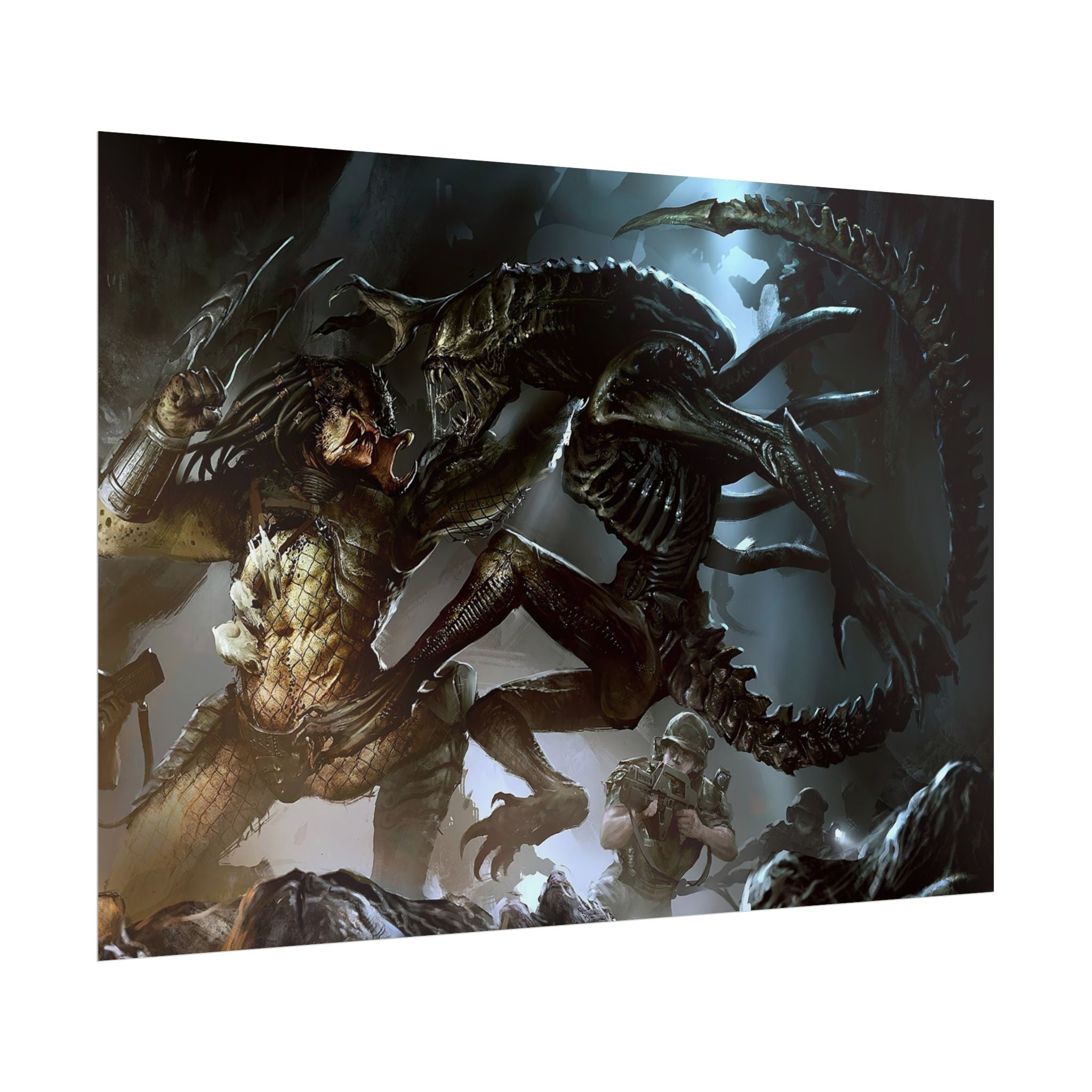 predator-alien-poster-print-xenomorph-si-fi-home-decor-movie-poster-pretador-fantasy-art