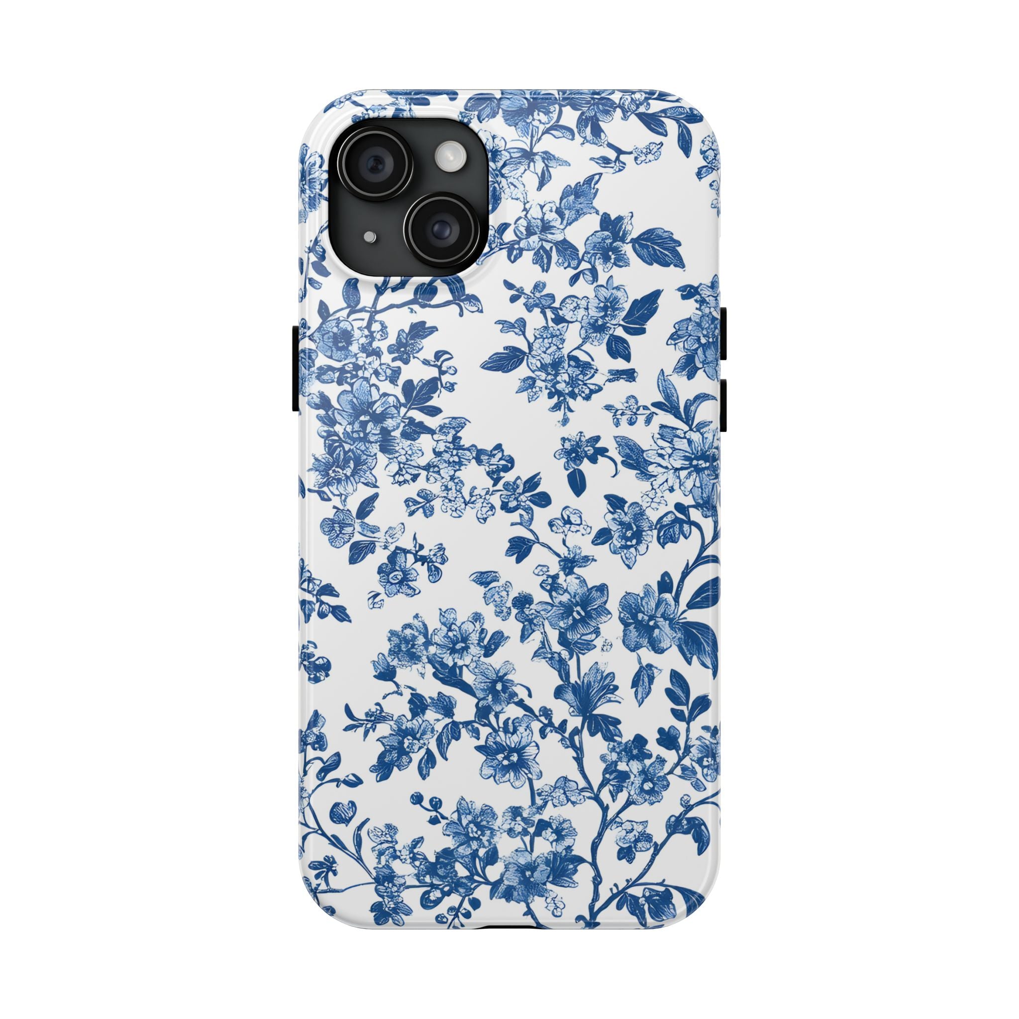 french-toile-floral-tough-iphone-case-blue-iphone-cover-protective-iphone-case-hard-shell-iphone-case-vintage-design-phone-ca
