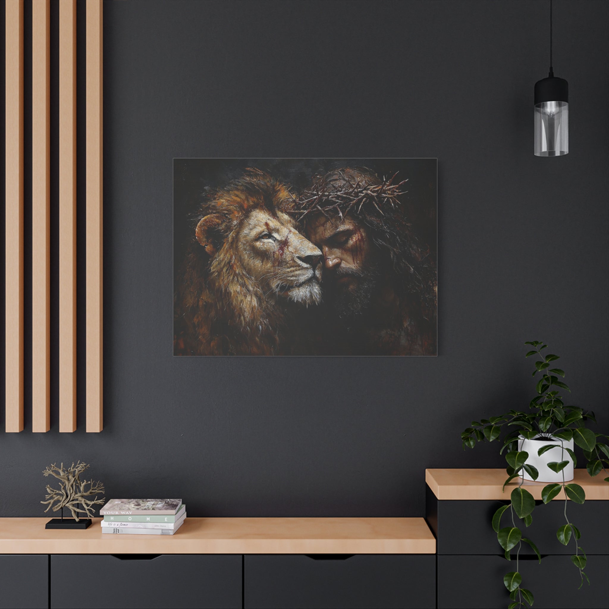 canvas-print-jesus-and-lion-wall-art-christian-home-decor-religious-wall-hanging-inspirational-artwork-gift-for-him-biblical-