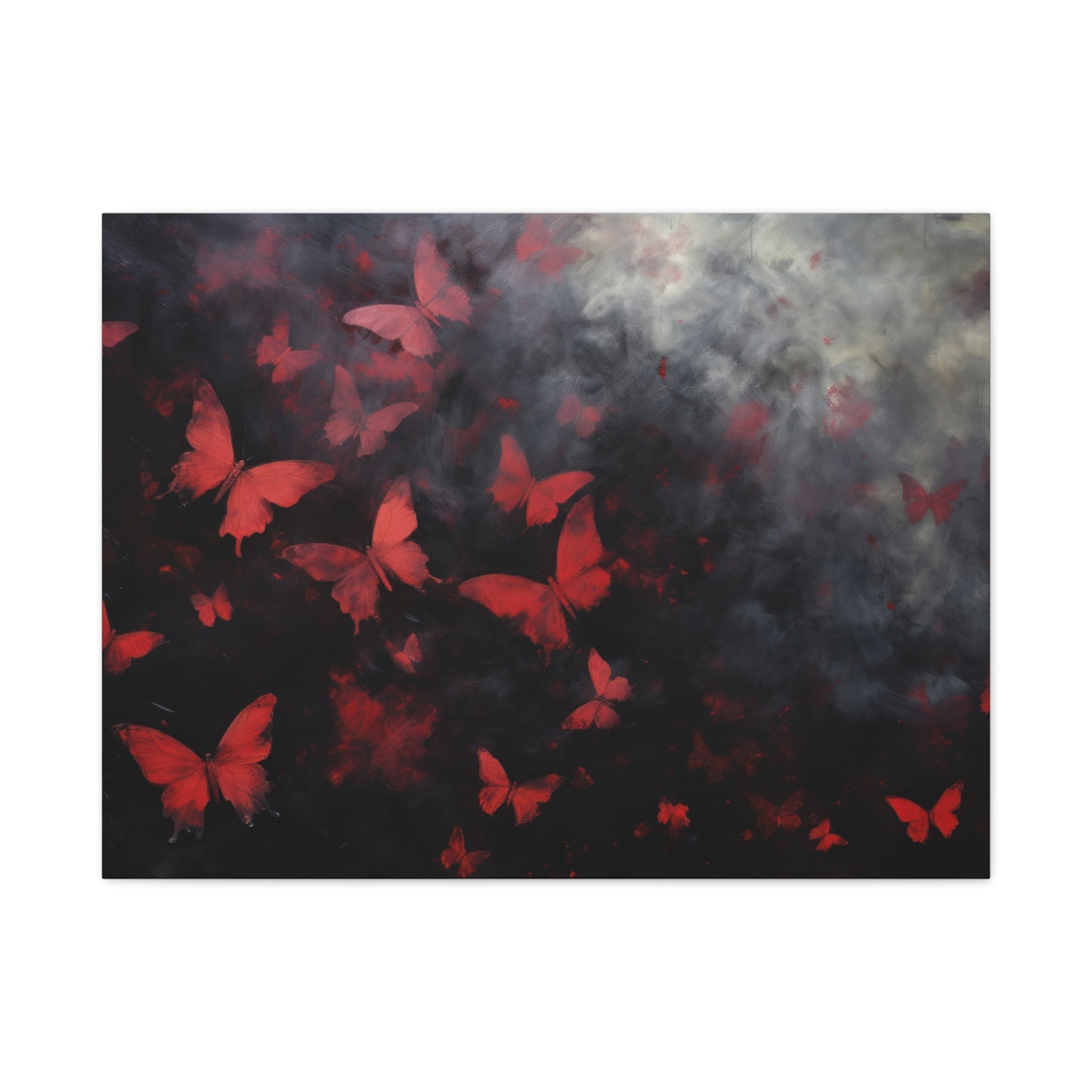 canvas-print-red-butterfly-brush-strokes-elegant-living-room-decor-housewarming-gift-canvas-wall-art-abstract-paintings