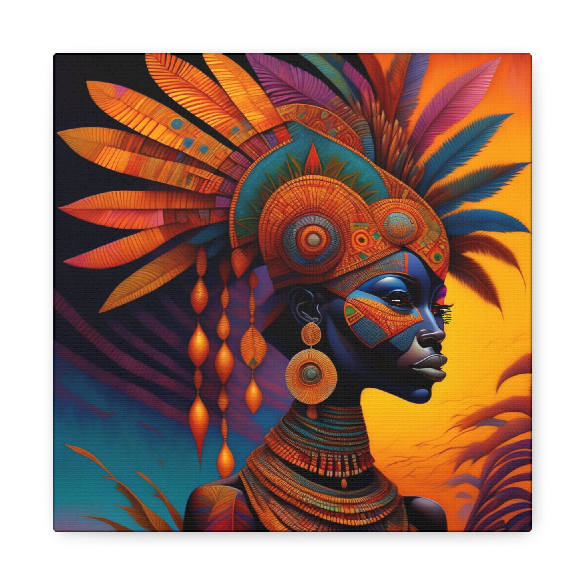 canvas-wall-art-traditional-african-woman-african-portrait-afrocentric-home-decor-tribal-art-african-american-art-ethnic-wall