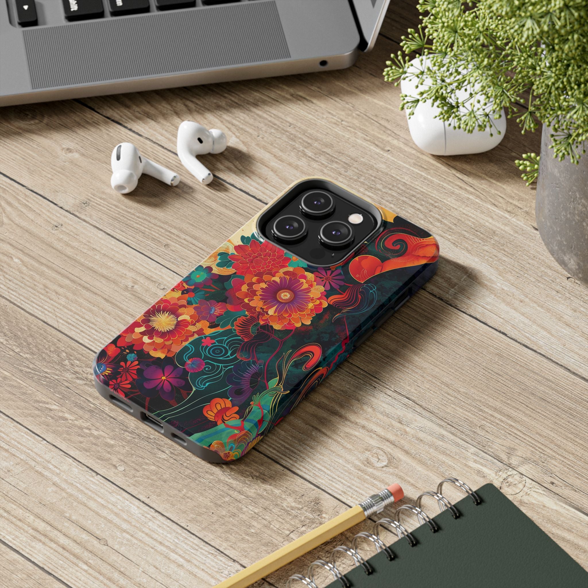 iphone-tough-case-retro-japanese-flowers-floral-phone-cover-vintage-japanese-style-protective-phone-case-asian-floral-design-