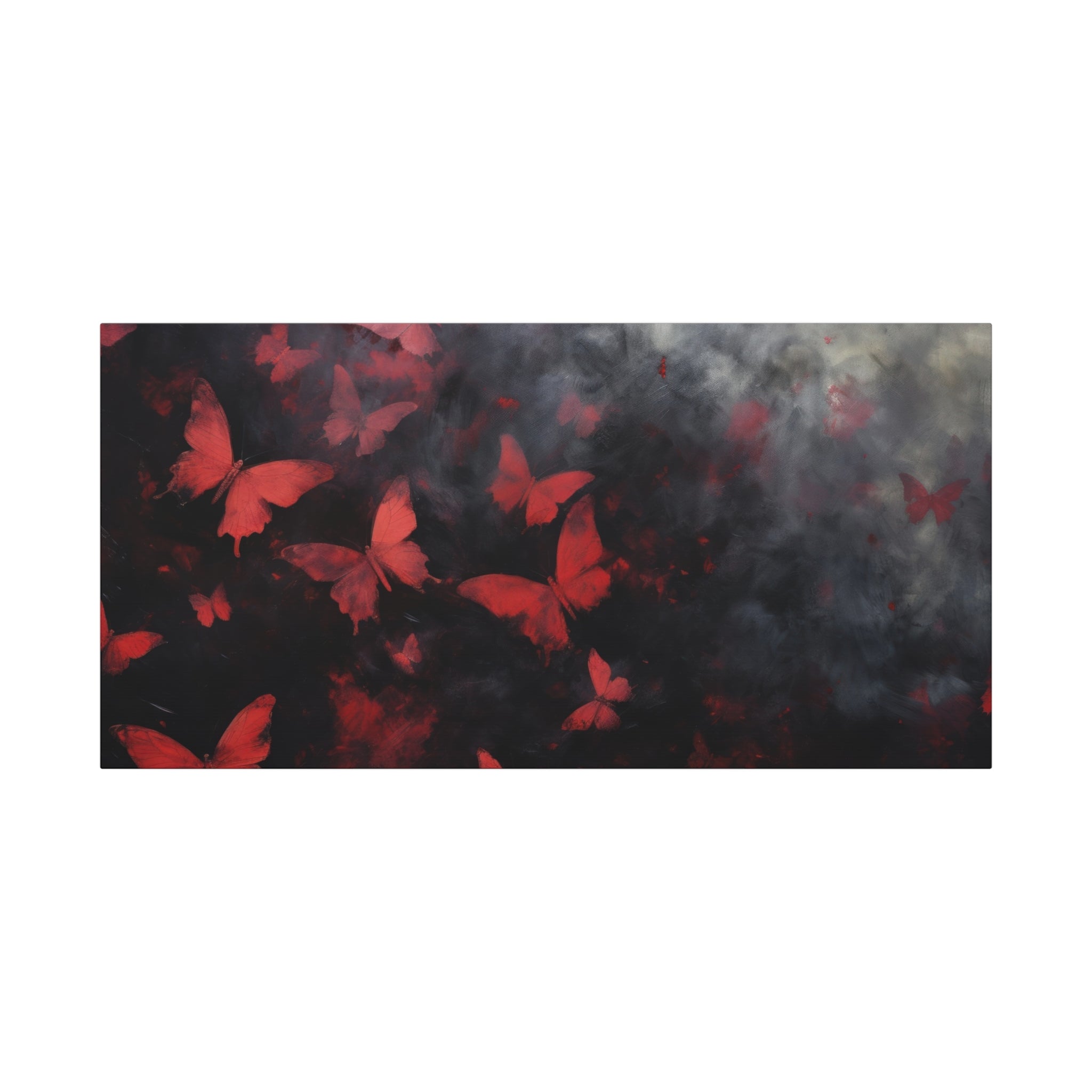 canvas-print-red-butterfly-brush-strokes-elegant-living-room-decor-housewarming-gift-canvas-wall-art-abstract-paintings