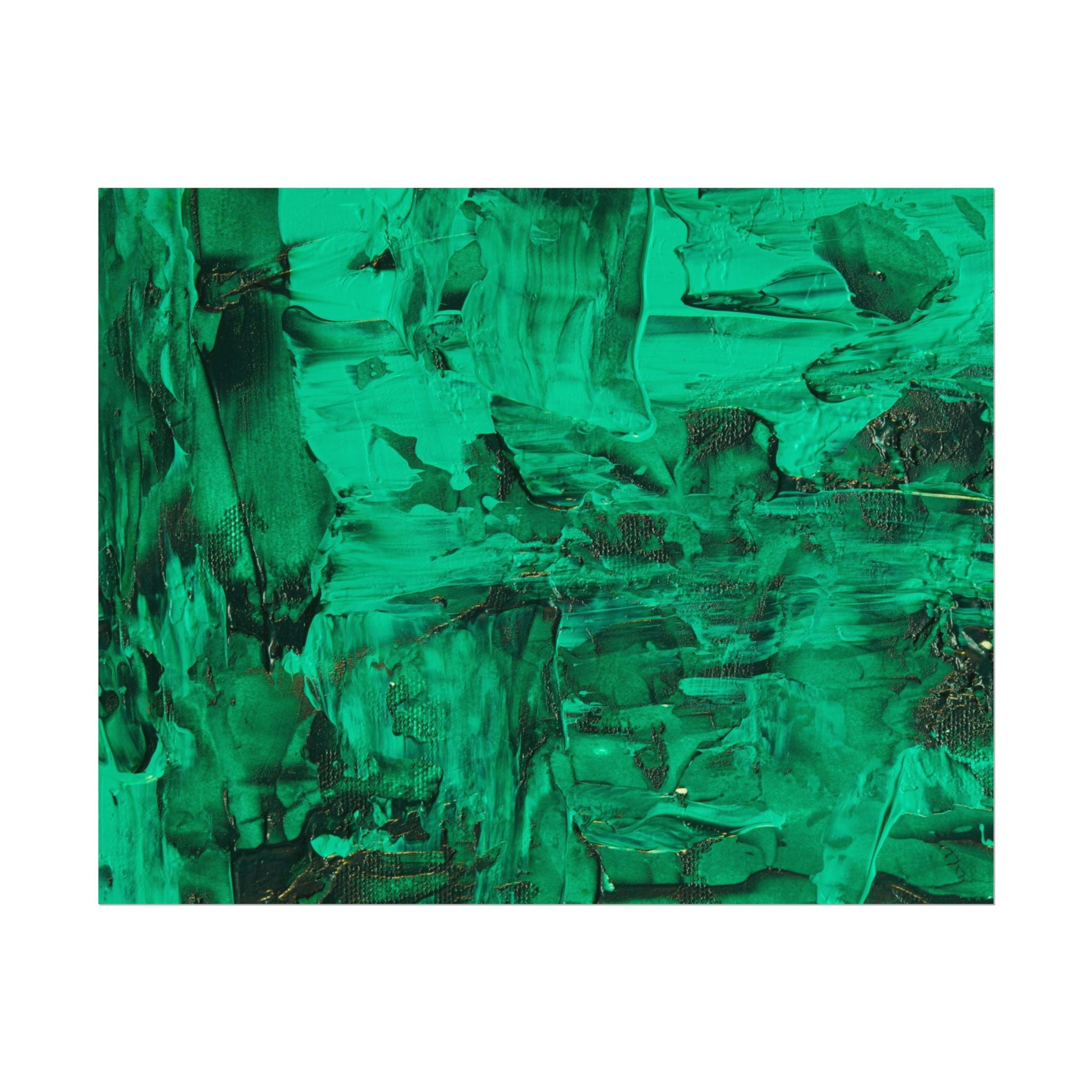 Abstract Green Poster Wall Art, Home Decor, Office Decor, Green Canvas Bedroom, Green Poster Print, Modern Art, Green Wall Decor