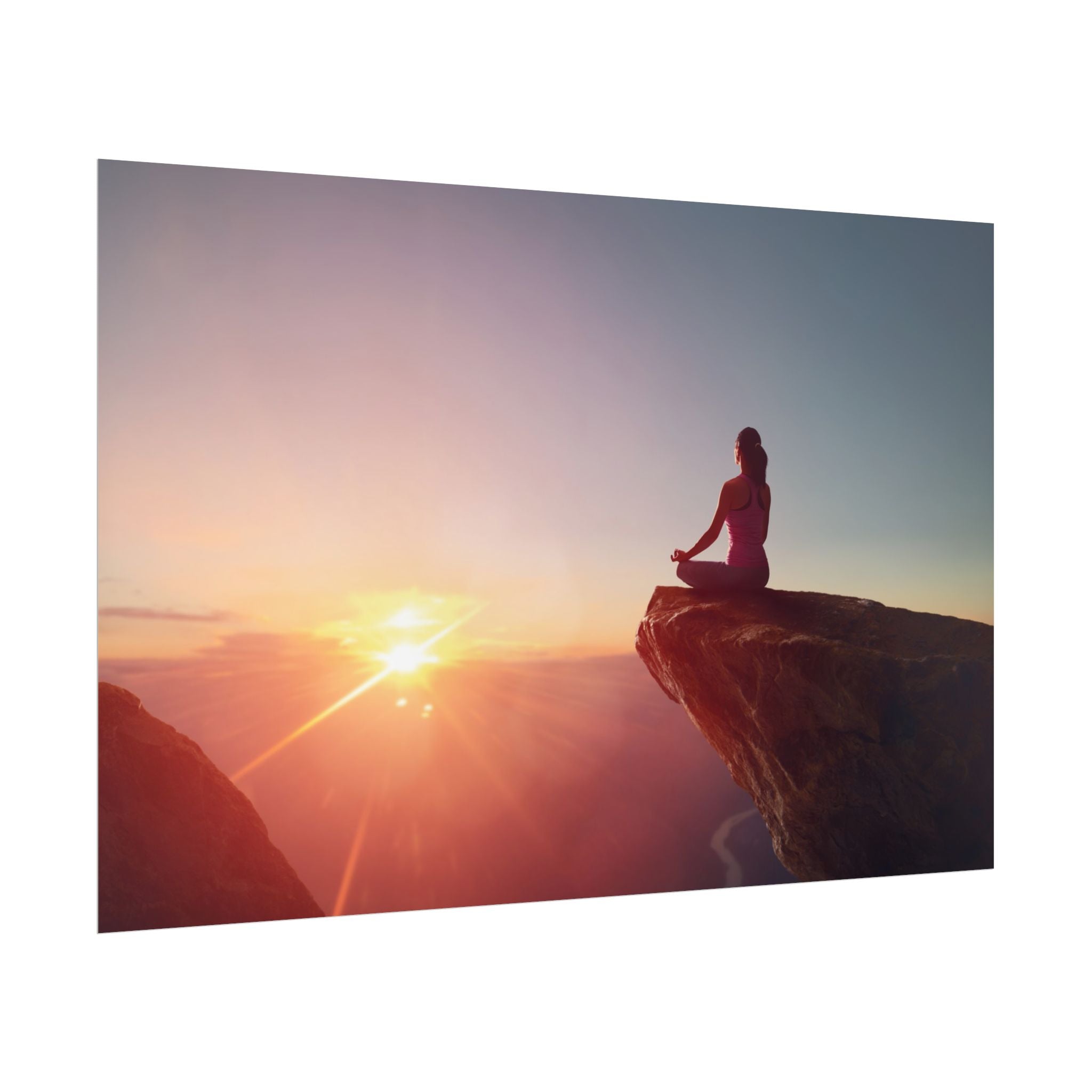 sunset-meditation-poster-yoga-wall-decor-mindfulness-poster-art-print-spiritual-gift-serene-home-decor-rolled-posters