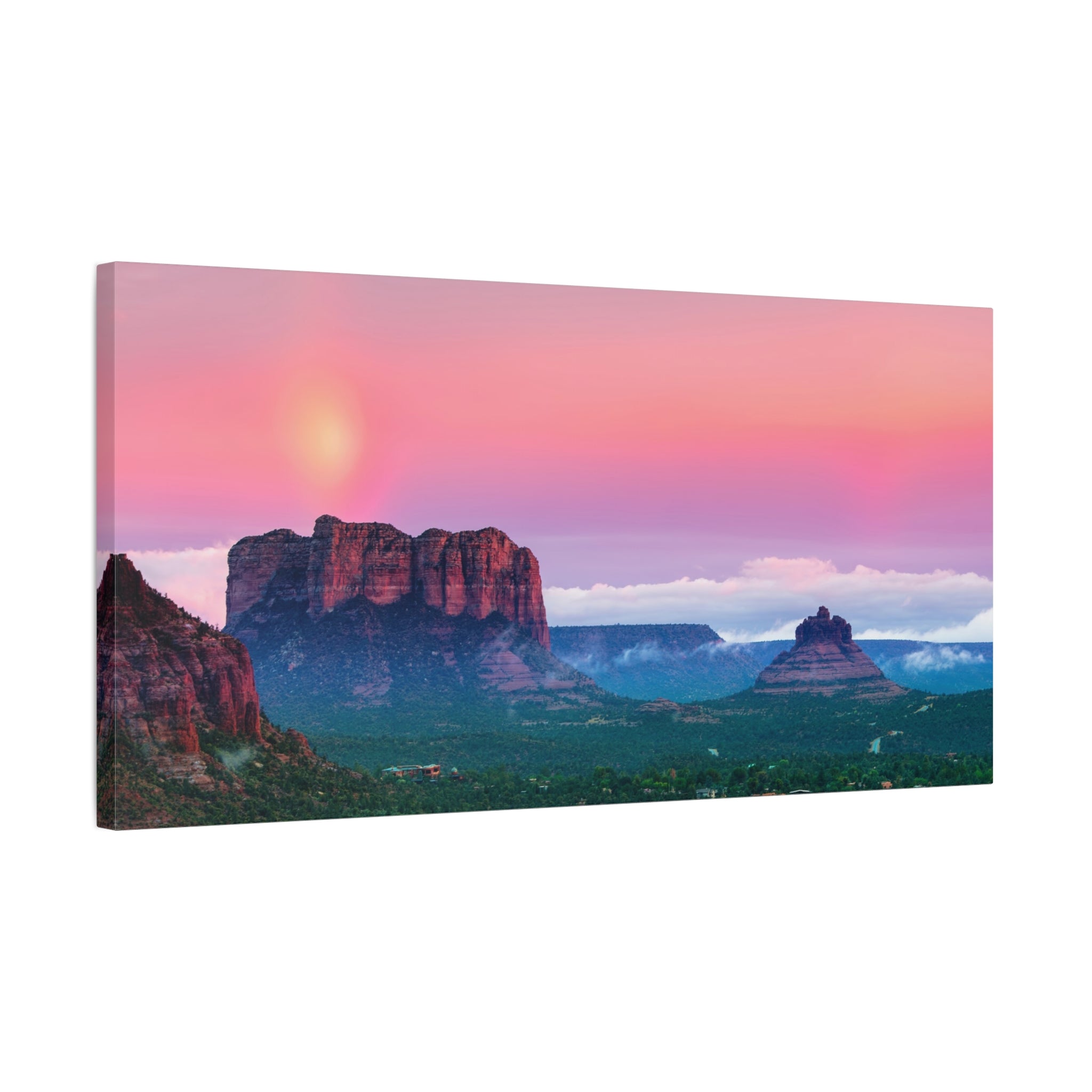 canvas-print-arizona-mountain-sunset-scenery-wall-art-decor-nature-canvas-print-stretched-matte-canvas-home-decor-gift-mounta