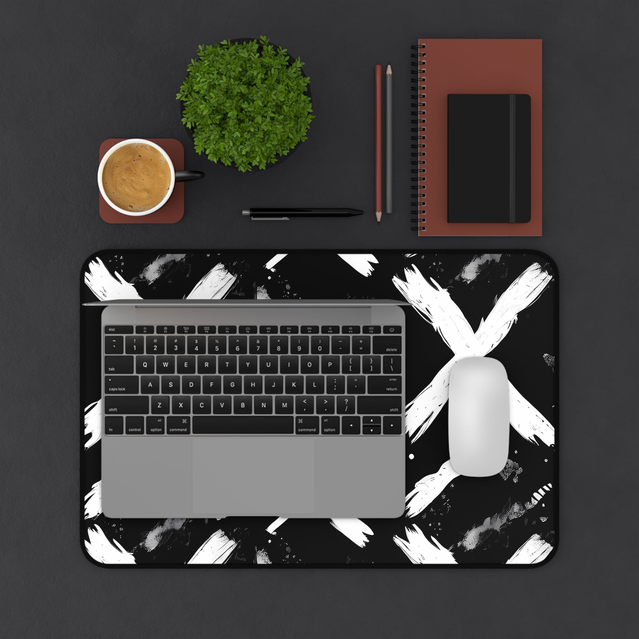 xxx-monochrome-mouse-pad-black-and-white-face-desk-mat-sleek-black-and-white-desk-pad-modern-minimalist-mouse-pad