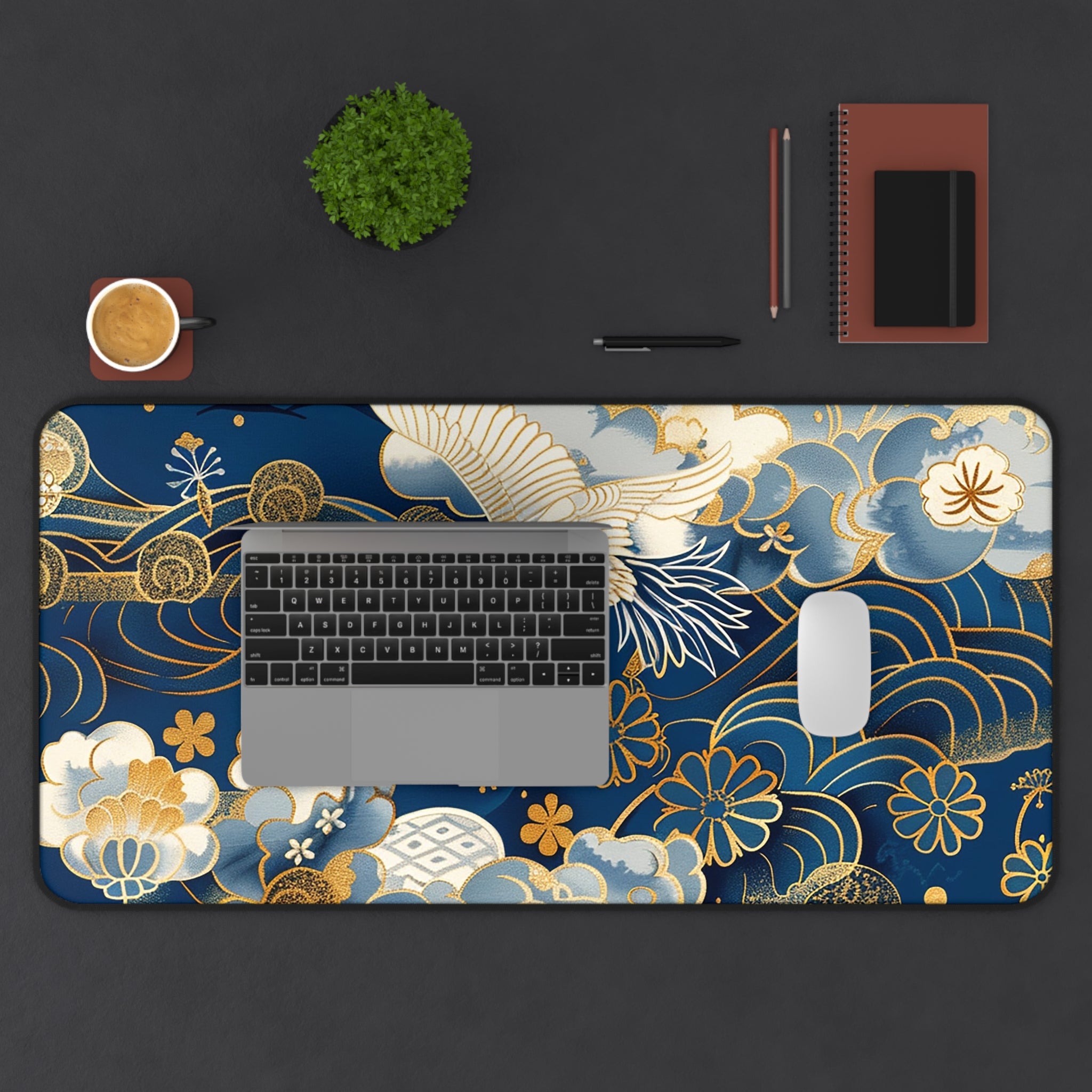 japanese-cranes-desk-mat-mousepad-desk-pad-for-home-office-asian-crane-design-gift-for-bird-lovers-office-decor-work-from-hom