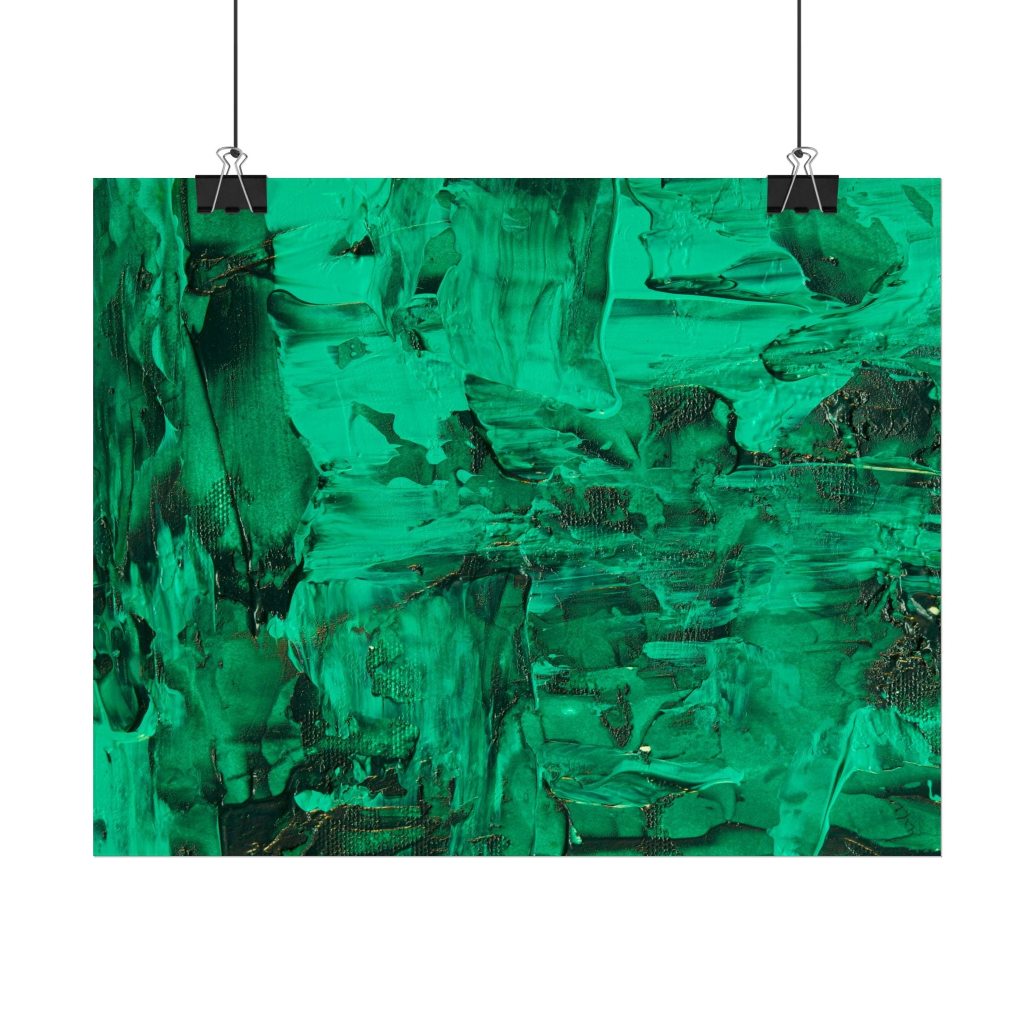 Abstract Green Poster Wall Art, Home Decor, Office Decor, Green Canvas Bedroom, Green Poster Print, Modern Art, Green Wall Decor