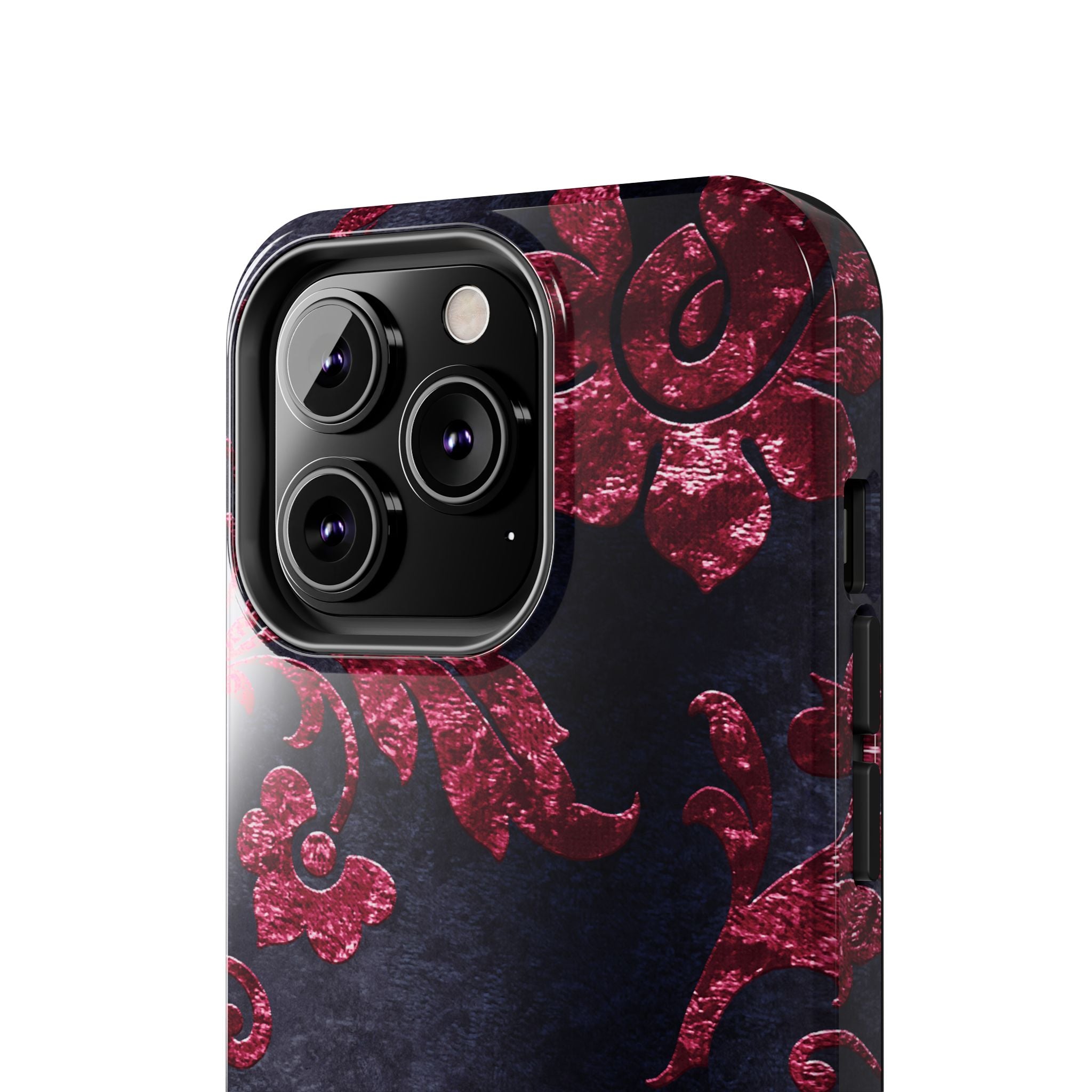 embossed-burgundy-velvet-tough-iphone-case-protective-iphone-cover-heavy-duty-iphone-case-rugged-phone-case-durable-smartphon