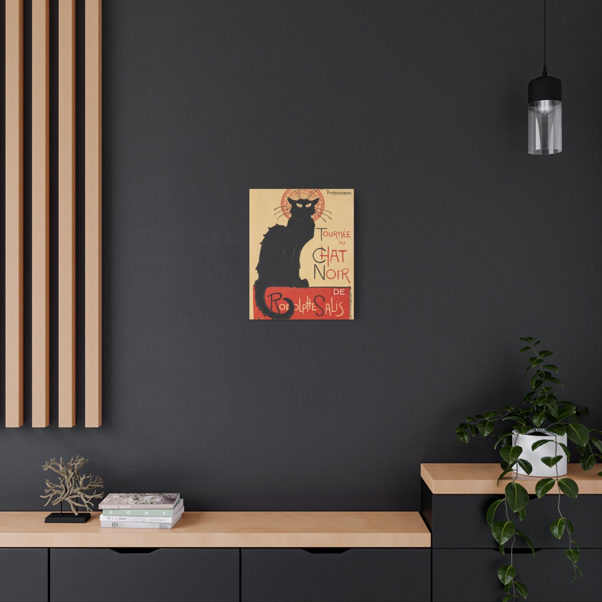 canvas-print-tournee-du-chat-noir-wall-art-matte-canvas-stretched-home-decor-living-room-theophile-steinlen-art-cat