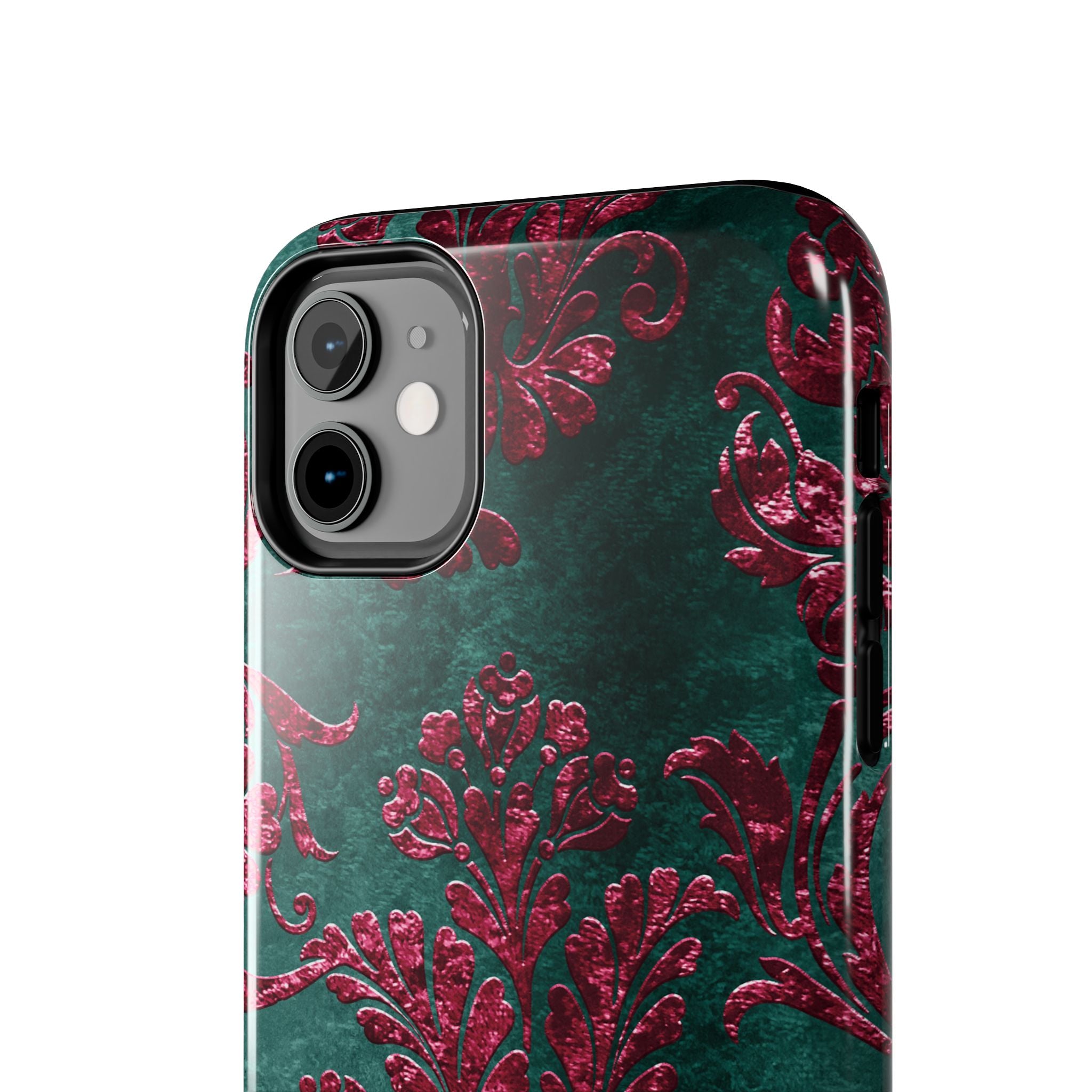 embossed-burgundy-velvet-tough-iphone-case-protective-iphone-cover-heavy-duty-iphone-case-rugged-phone-case-durable-smartphon