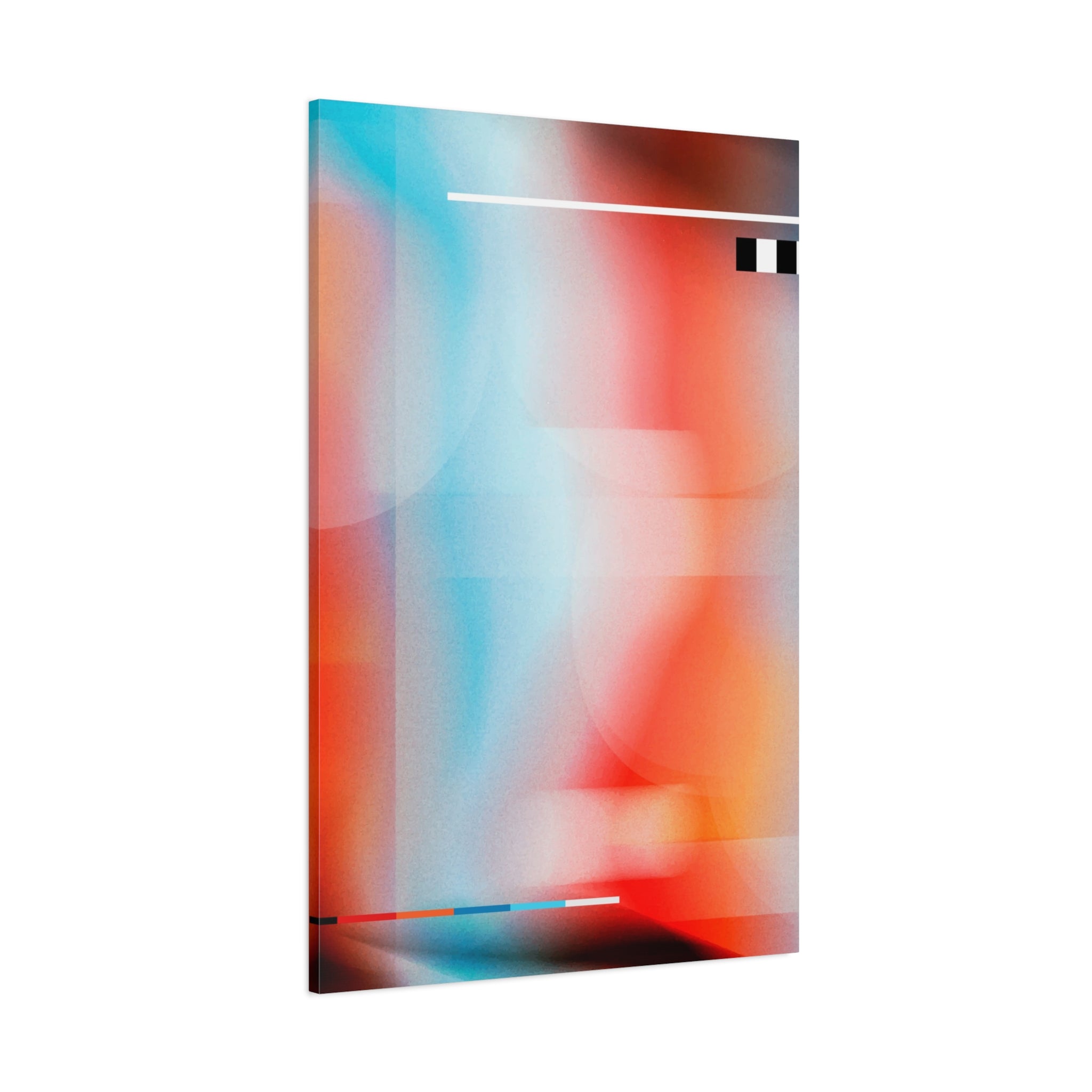 canvas-print-abstract-orange-retro-colorful-home-decor-wall-art-stretched-matte-canvas-living-room-decor-unique-gift-idea